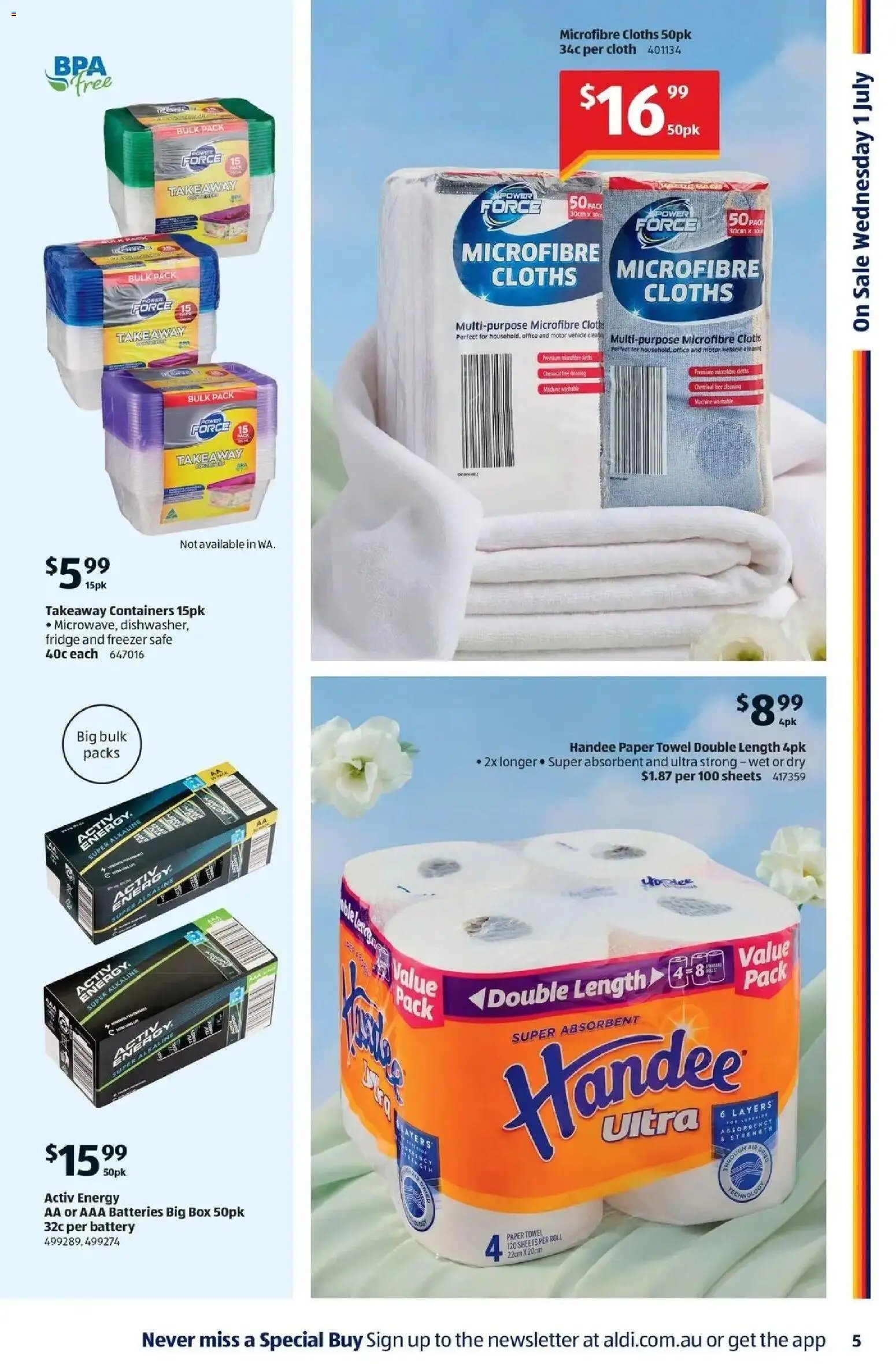 Aldi catalogue from 01/07/2026 Aldi - Special Buys VIC