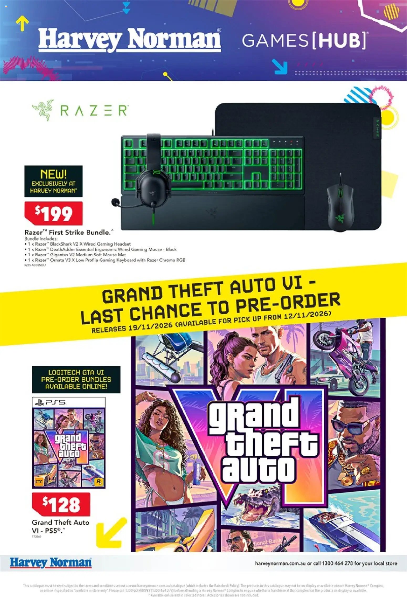 Harvey Norman November Gaming valid from 29/10/2026 - Latest Specials & Offers