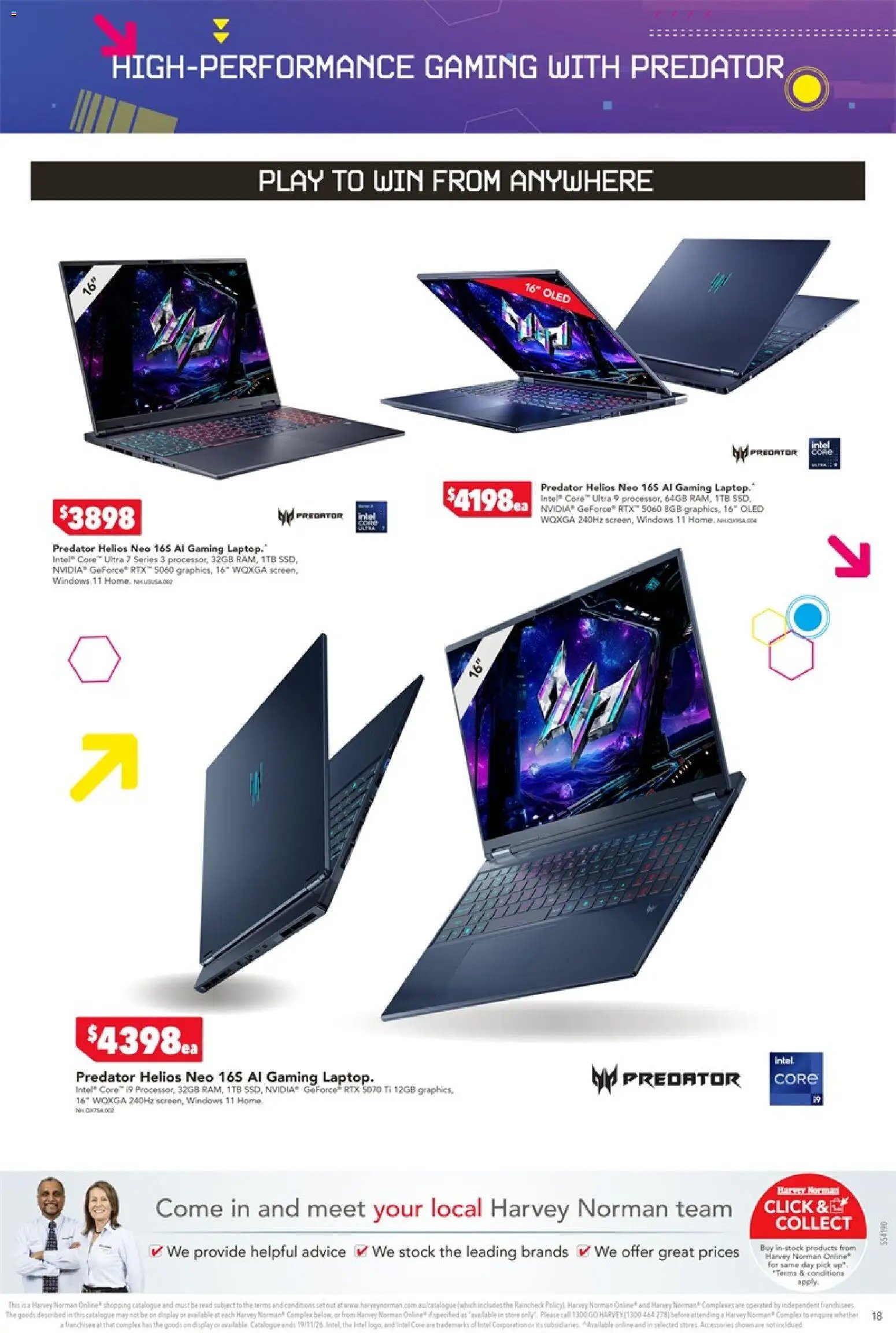 Harvey Norman November Gaming valid from 29/10/2026 - Latest Specials & Offers