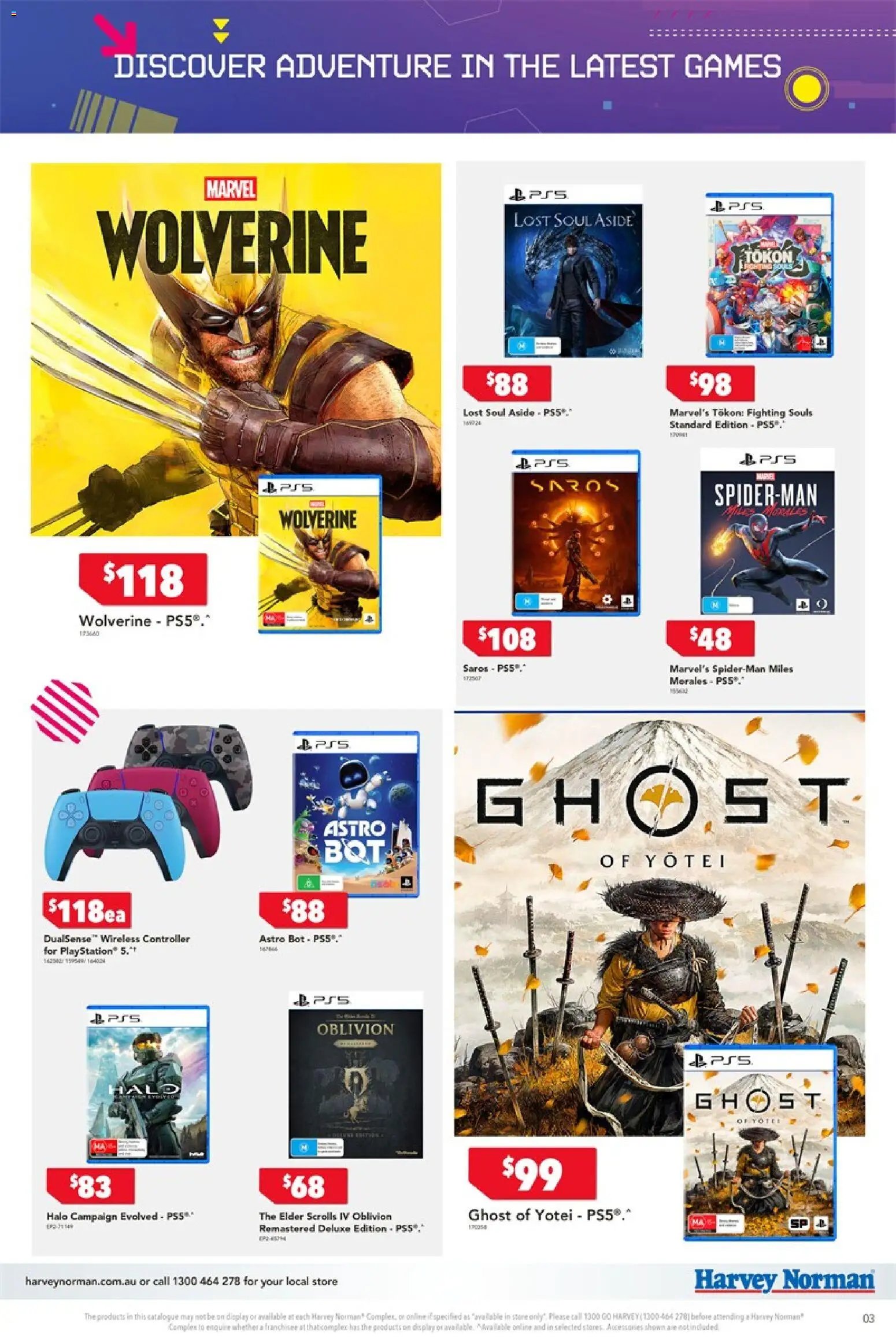 Harvey Norman November Gaming valid from 29/10/2026 - Latest Specials & Offers