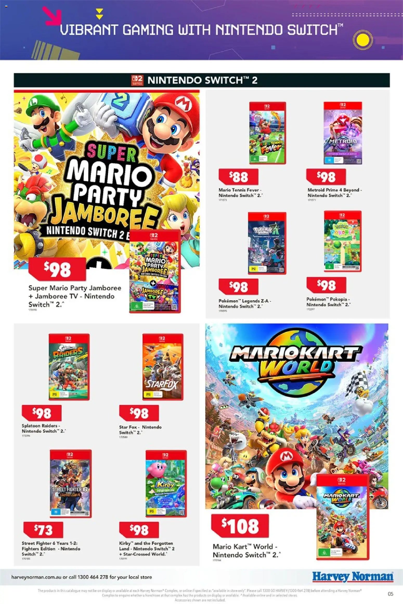 Harvey Norman November Gaming valid from 29/10/2026 - Latest Specials & Offers
