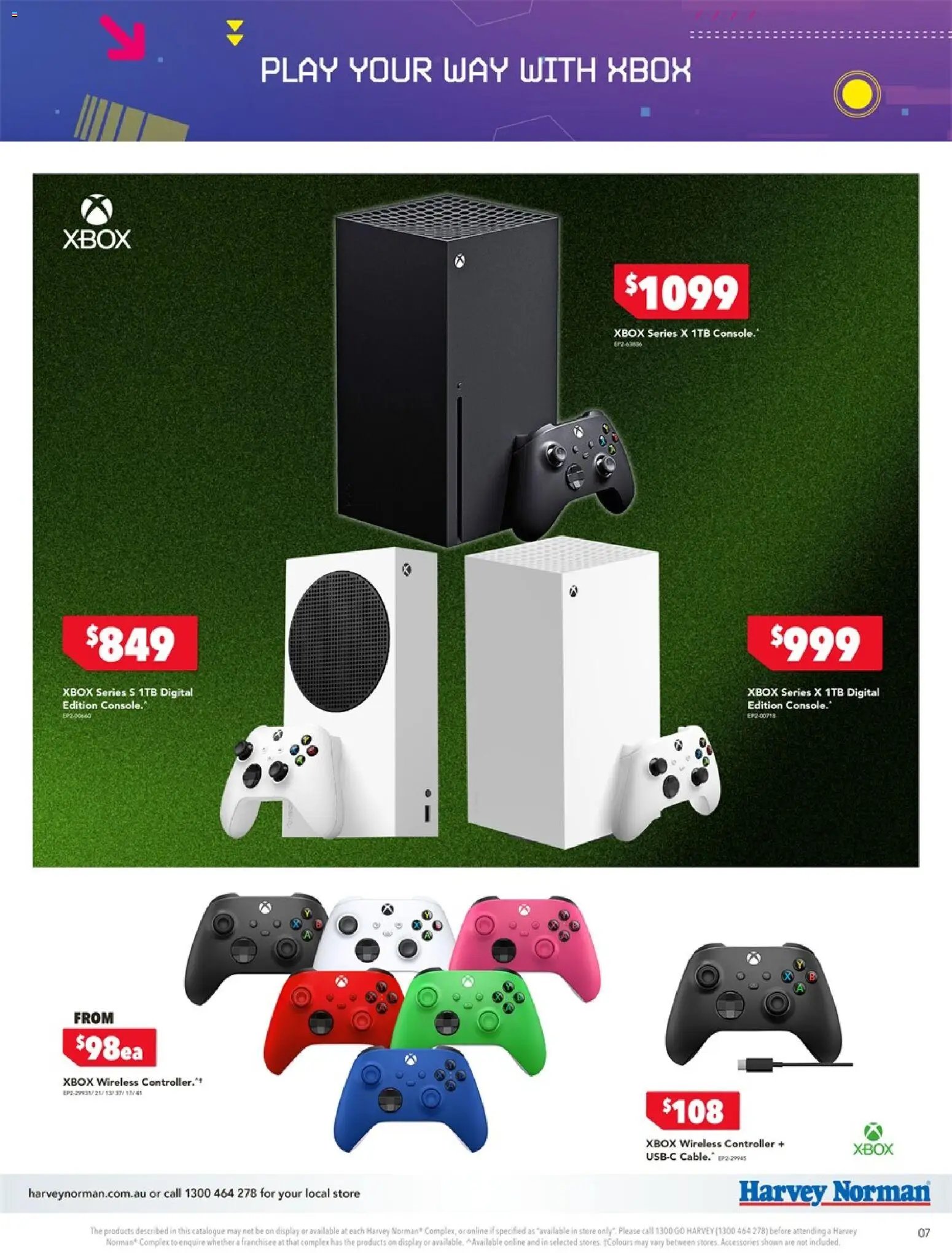 Harvey Norman November Gaming valid from 29/10/2026 - Latest Specials & Offers