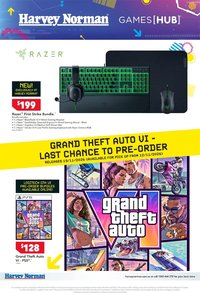 Harvey Norman November Gaming valid from 29/10/2026 - Latest Specials & Offers