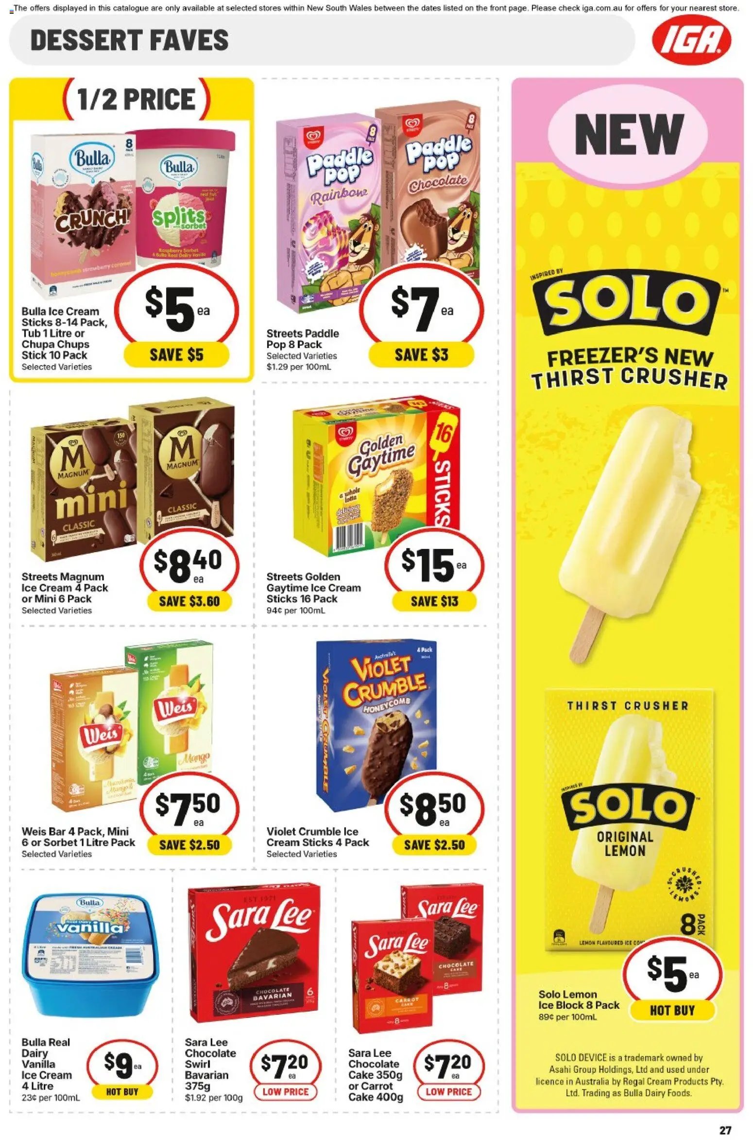 IGA catalogue from 30/09/2026 IGA catalogue Wynyard Station Sydney