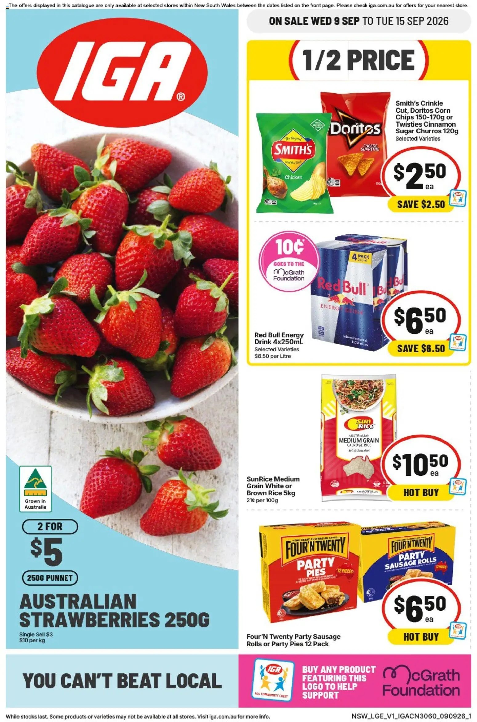 IGA catalogue from 09/09/2026 IGA catalogue Wynyard Station Sydney