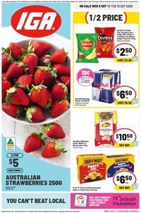 IGA catalogue from 09/09/2026 IGA catalogue Wynyard Station Sydney