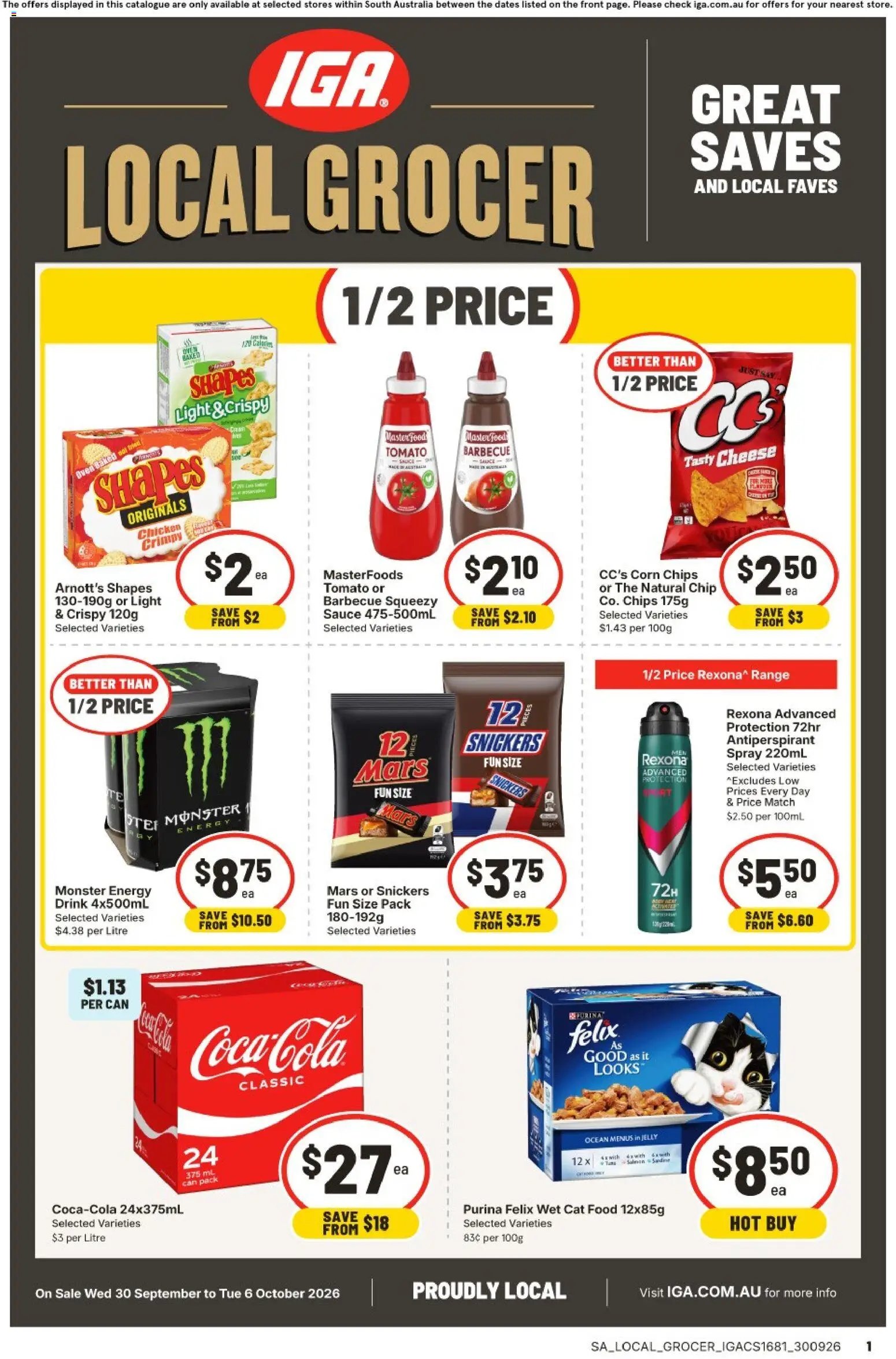 IGA catalogue from 30/09/2026 IGA catalogue Local Grocer Adelaide