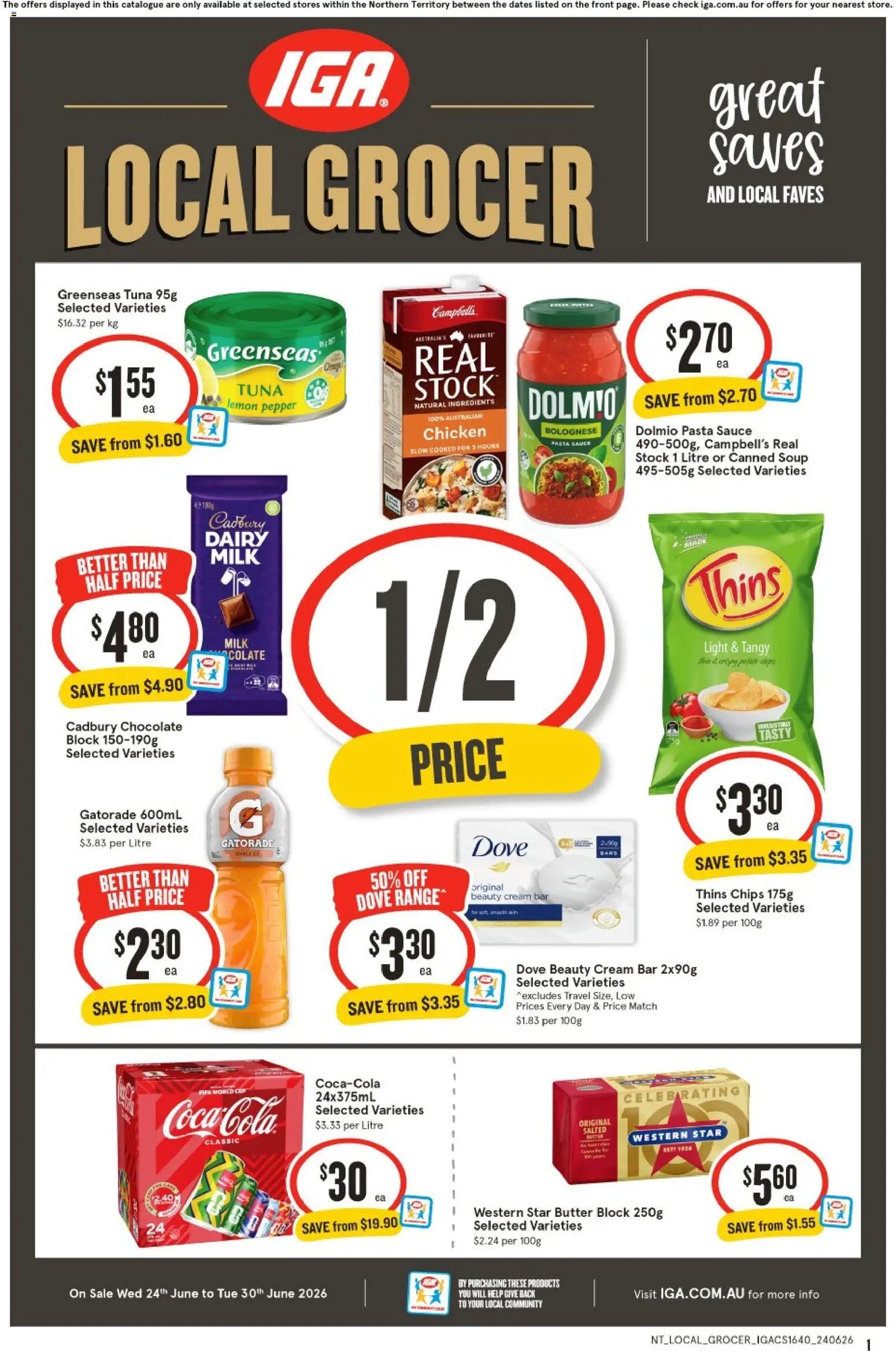 IGA catalogue from 24/06/2026 IGA Local Grocer NT