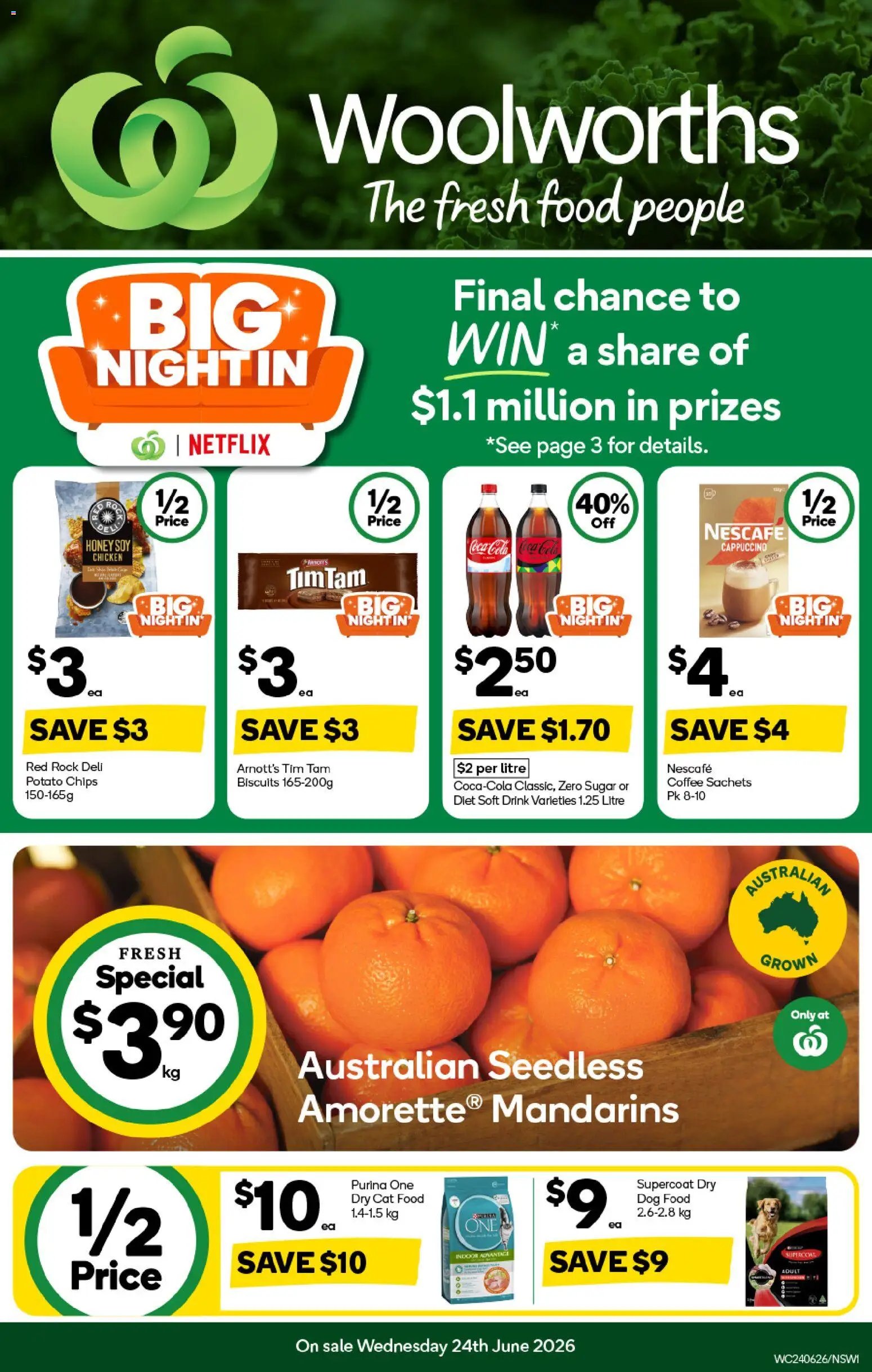 Woolworths catalogue from 24/06/2026 Woolworths catalogue NSW