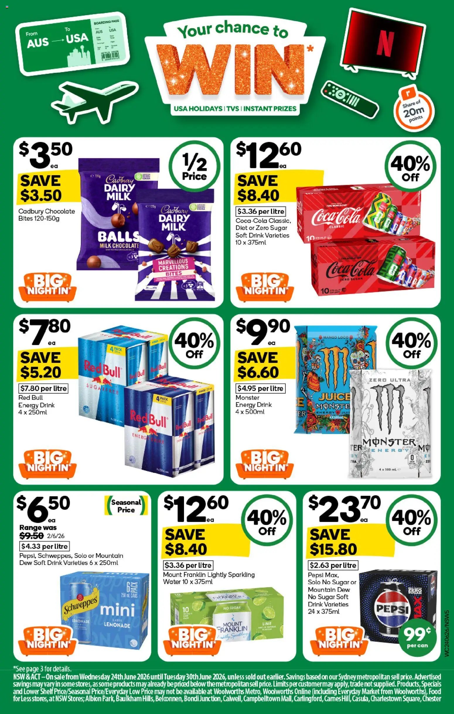 Woolworths catalogue from 24/06/2026 Woolworths catalogue NSW
