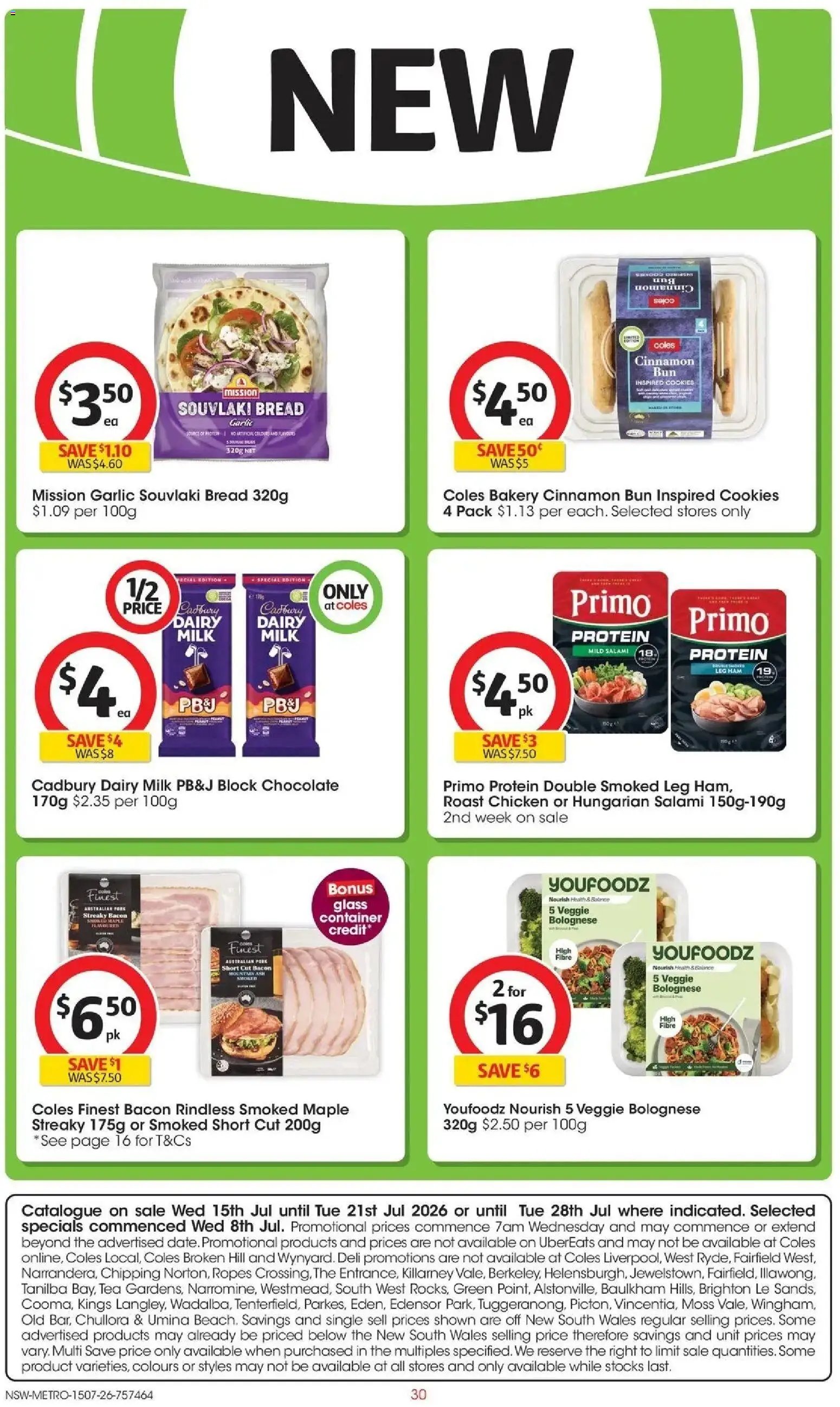 Coles catalogue from 15/07/2026 Coles catalogue NSW