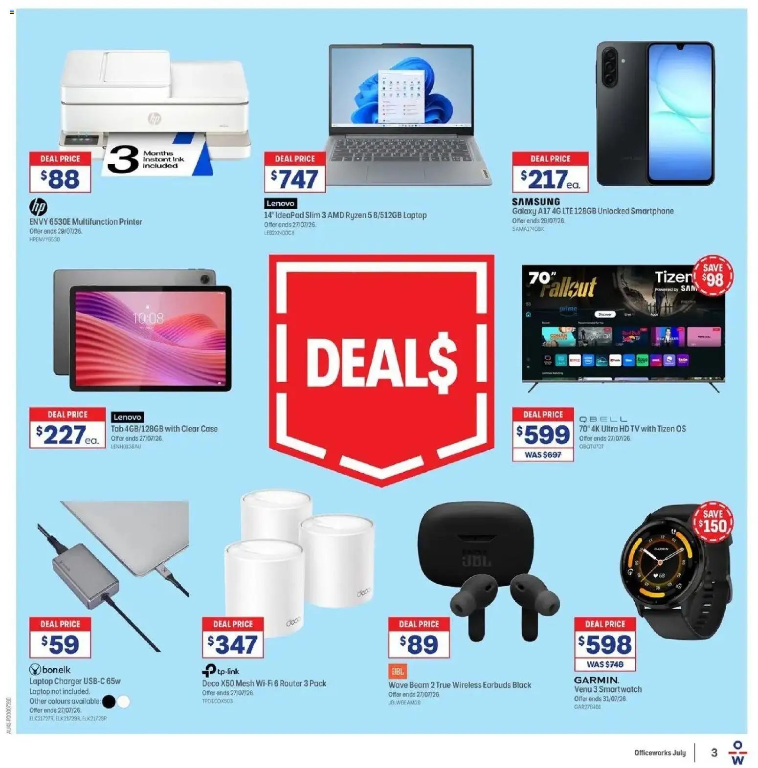 Officeworks catalogue from 12/07/2026 Beacon Deals