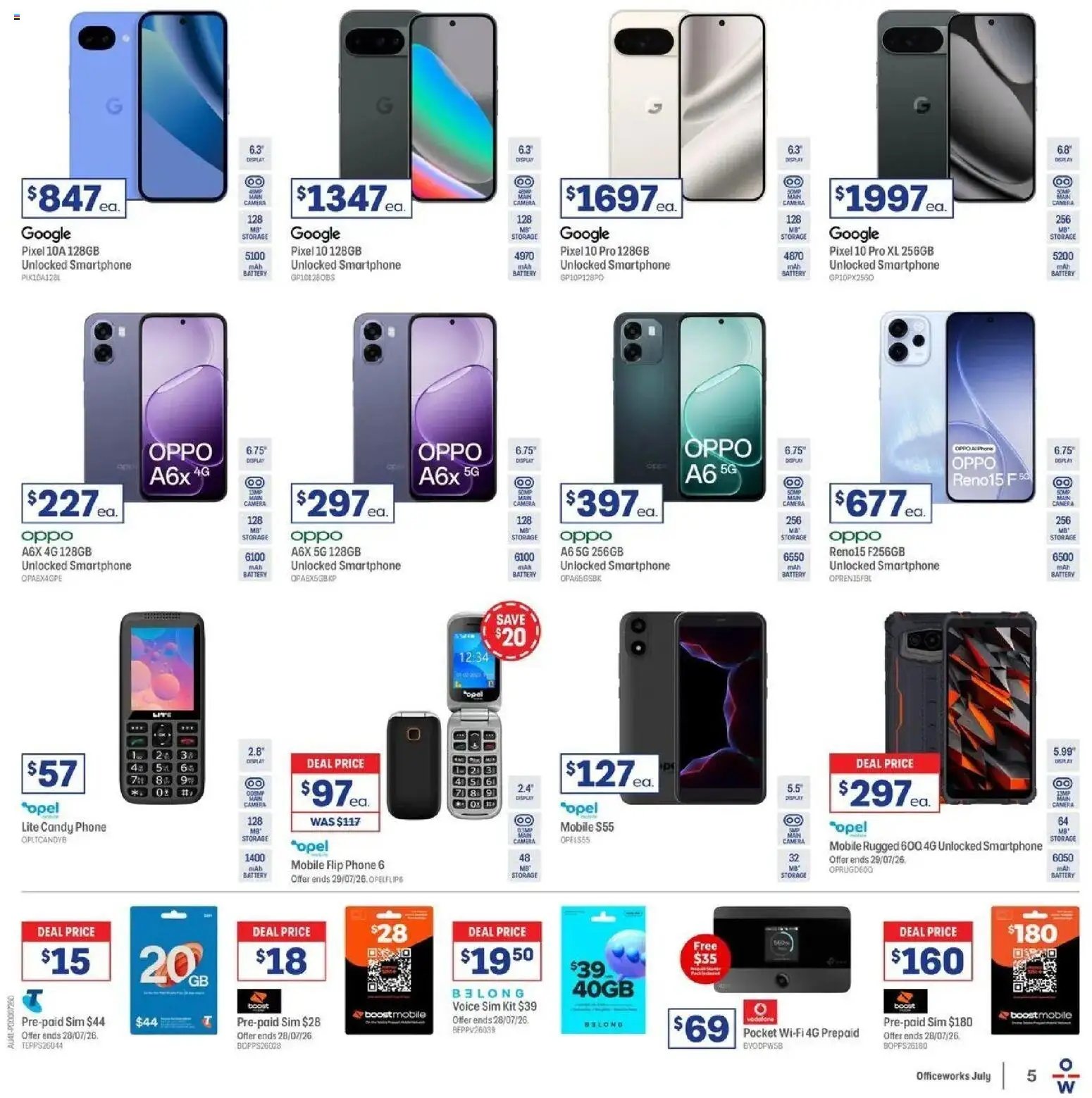 Officeworks catalogue from 12/07/2026 Beacon Deals