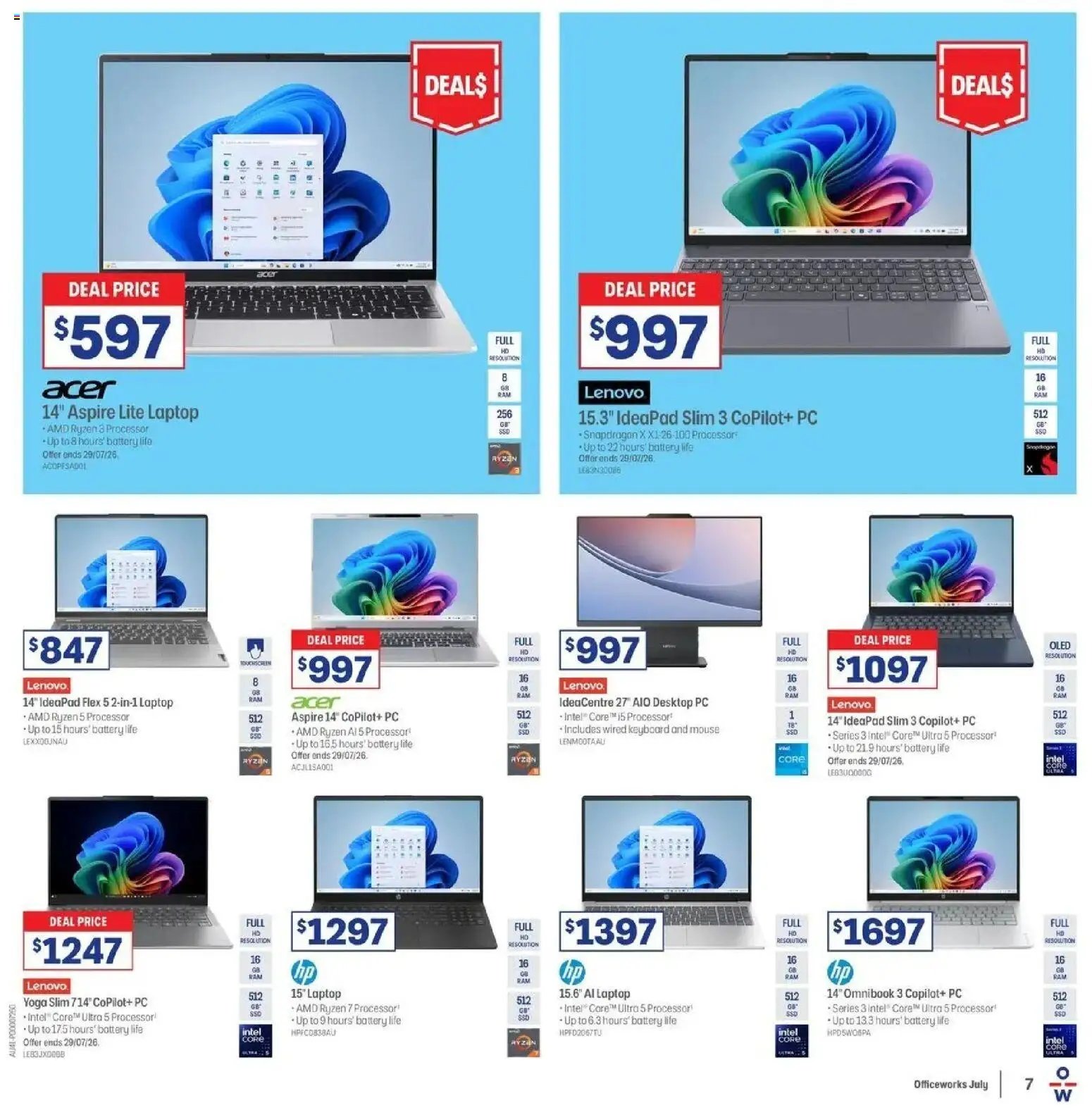Officeworks catalogue from 12/07/2026 Beacon Deals