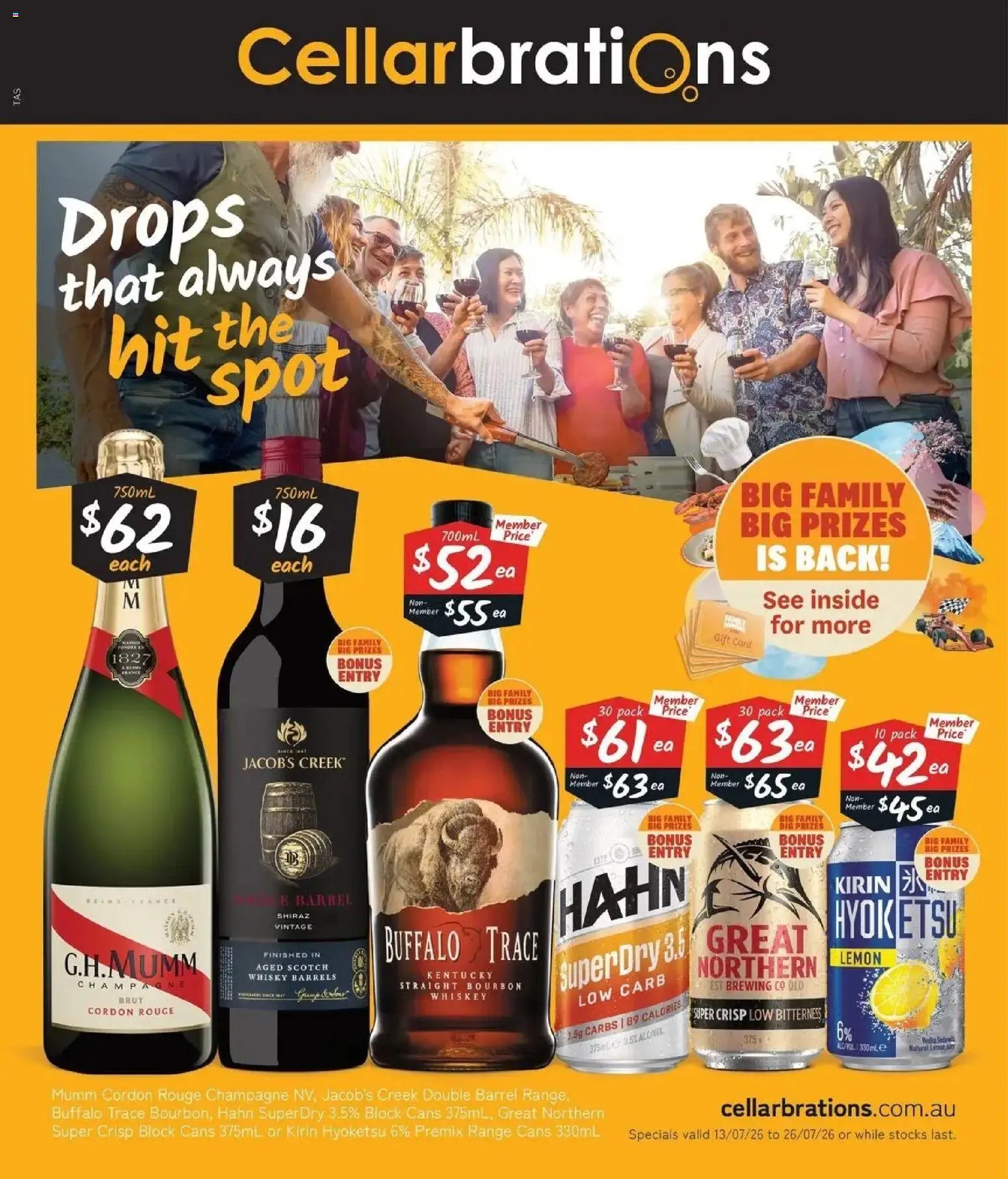 Cellarbrations catalogue from 13/07/2026 Cellarbrations catalogue Kingston