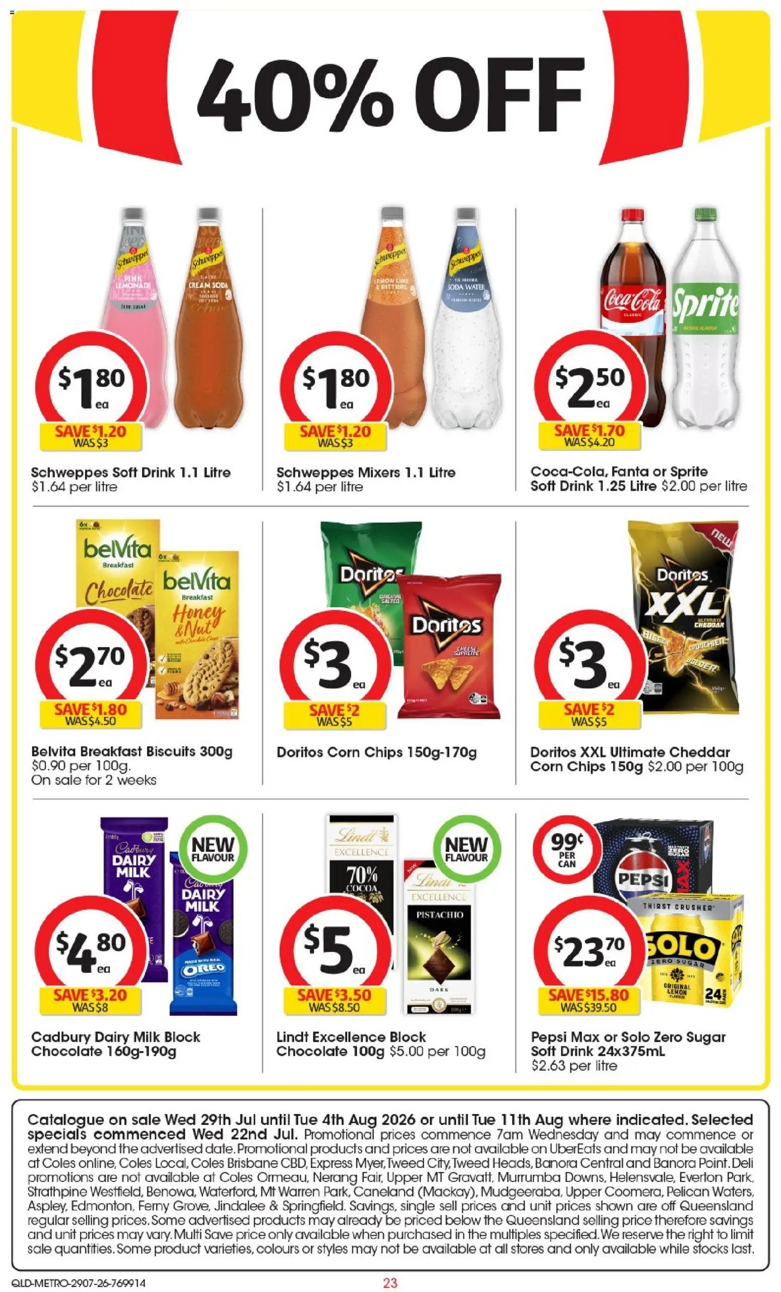 Coles catalogue from 29/07/2026 Coles catalogue QLD North