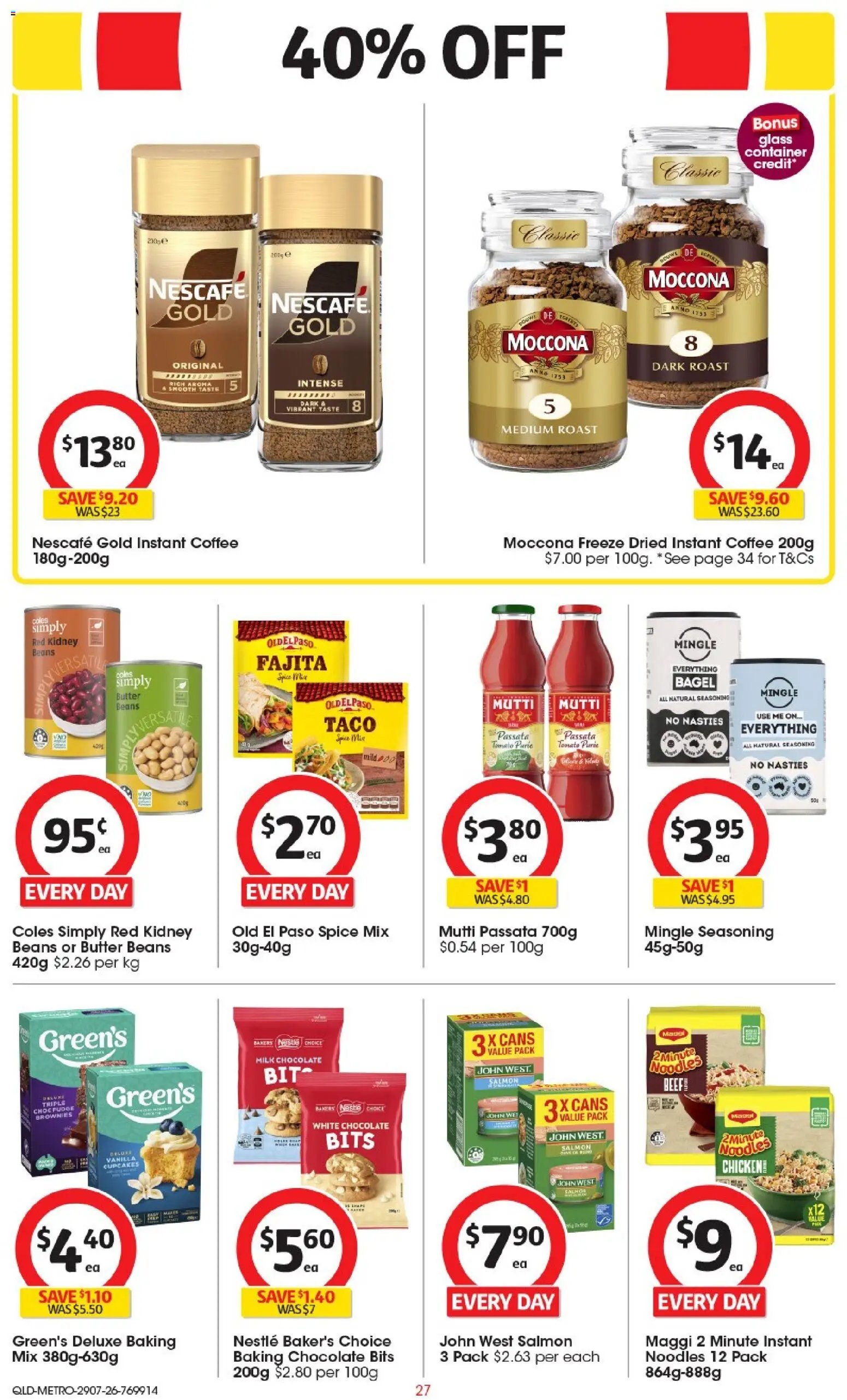 Coles catalogue from 29/07/2026 Coles catalogue QLD North