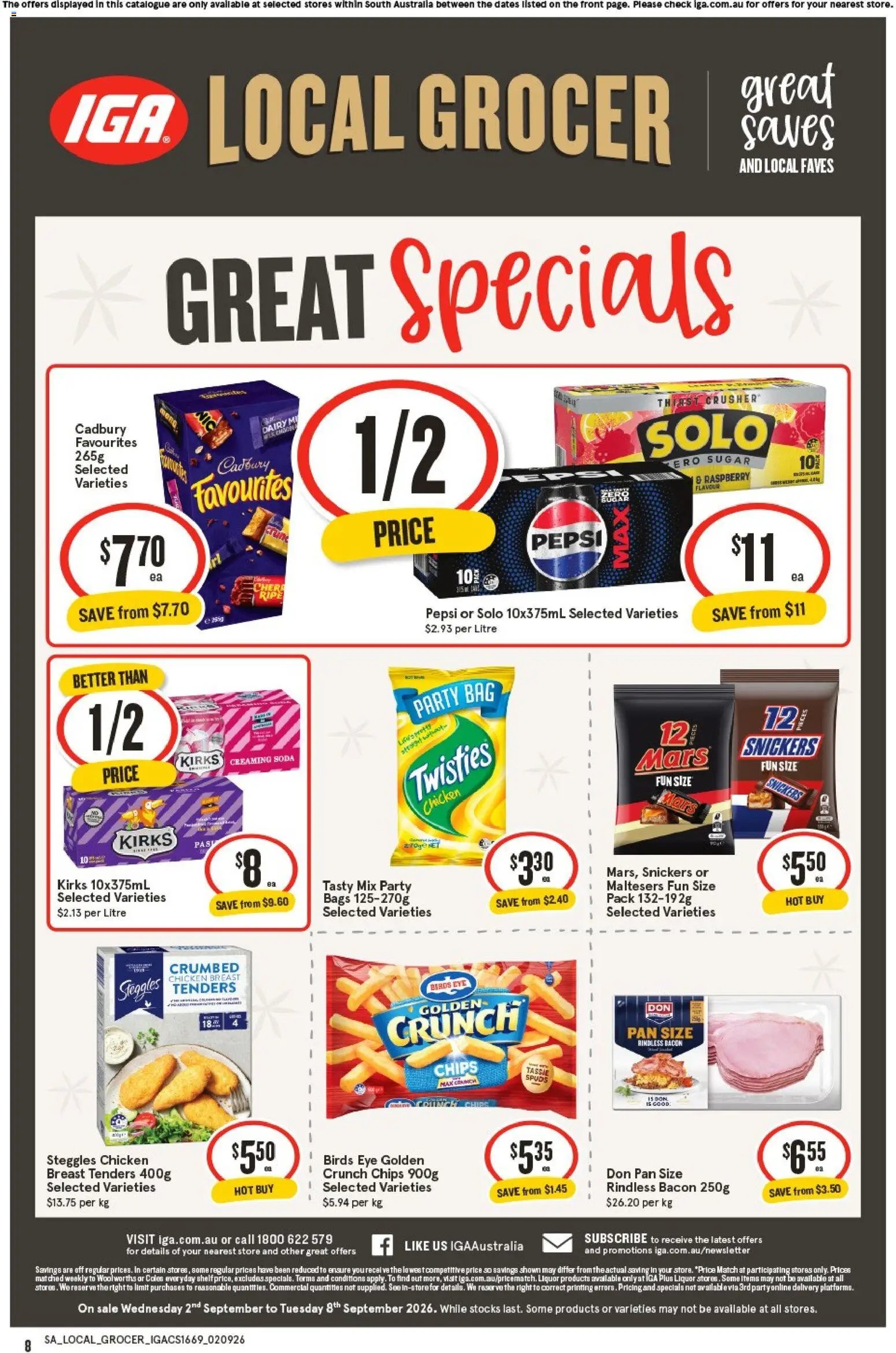 IGA catalogue from 02/09/2026 IGA catalogue Adelaide