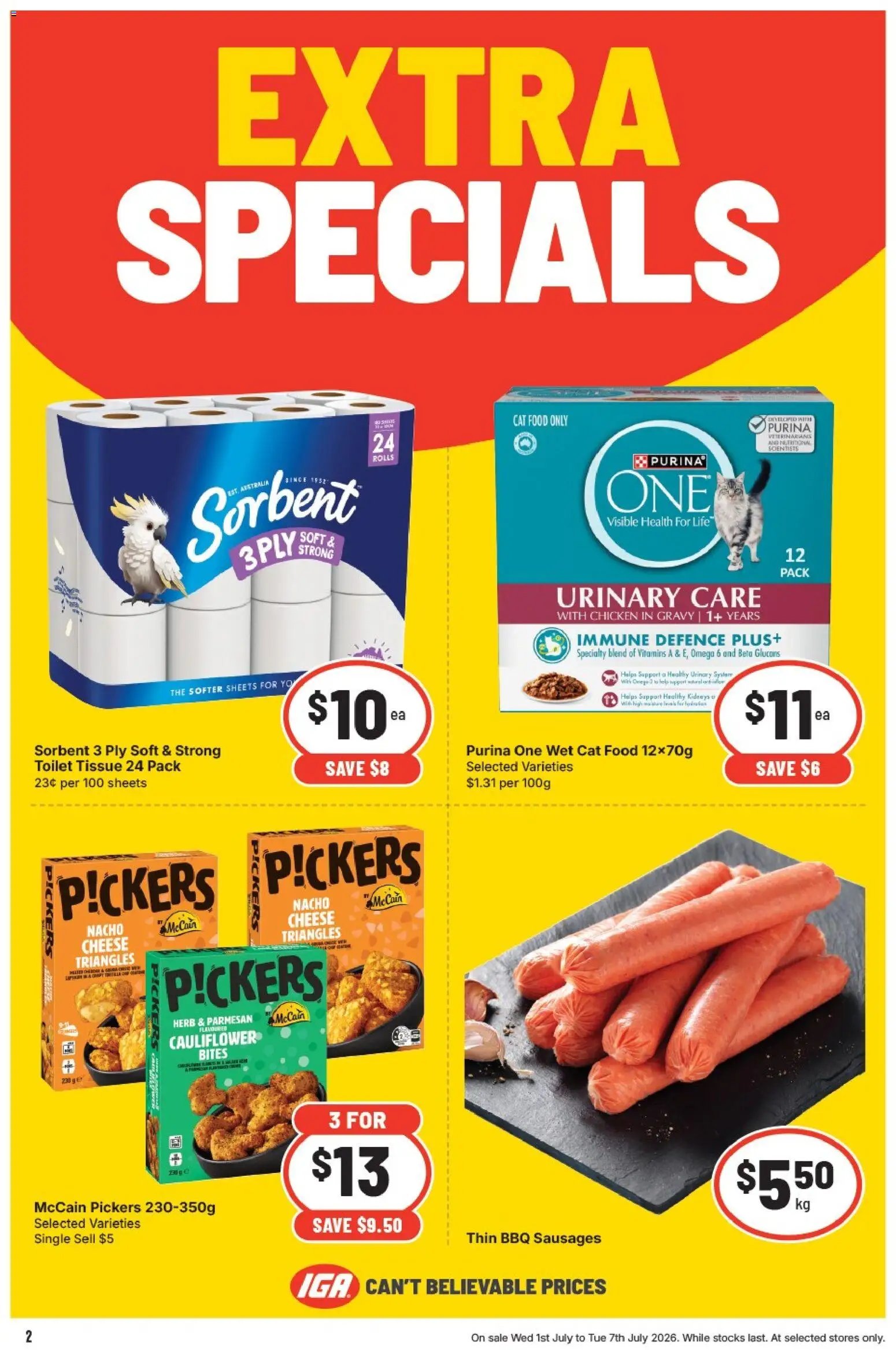 IGA catalogue from 01/07/2026 IGA Extra specials