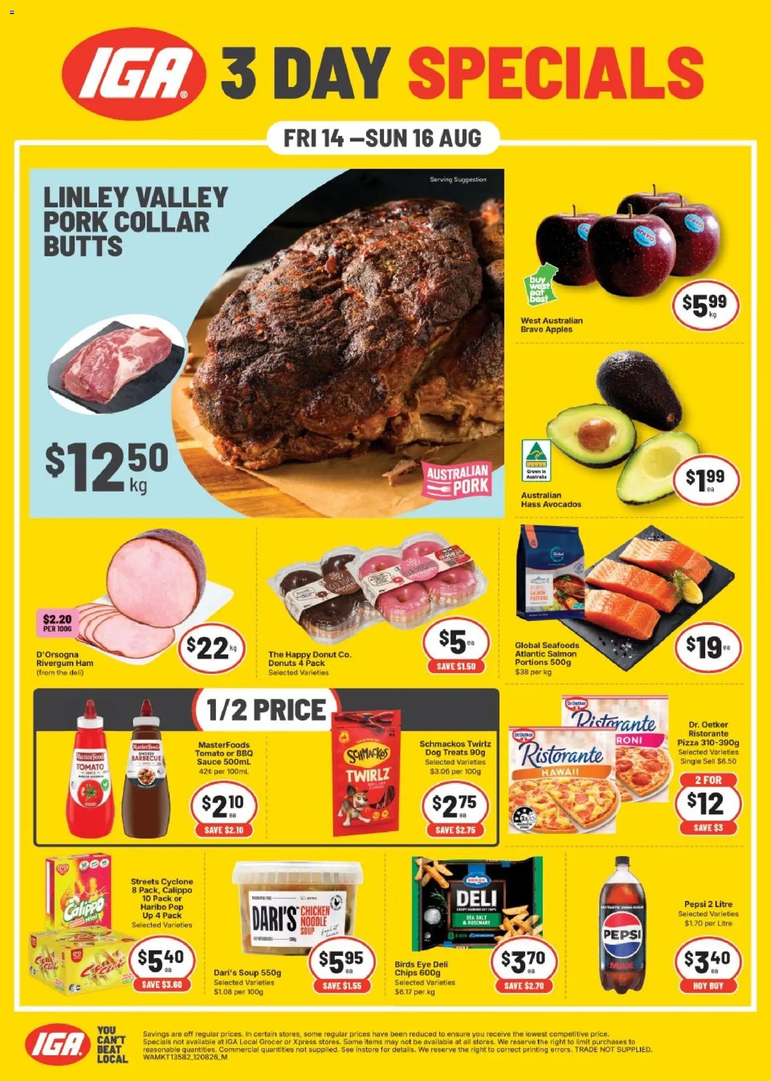 IGA catalogue from 14/08/2026 IGA 3 Day Specials