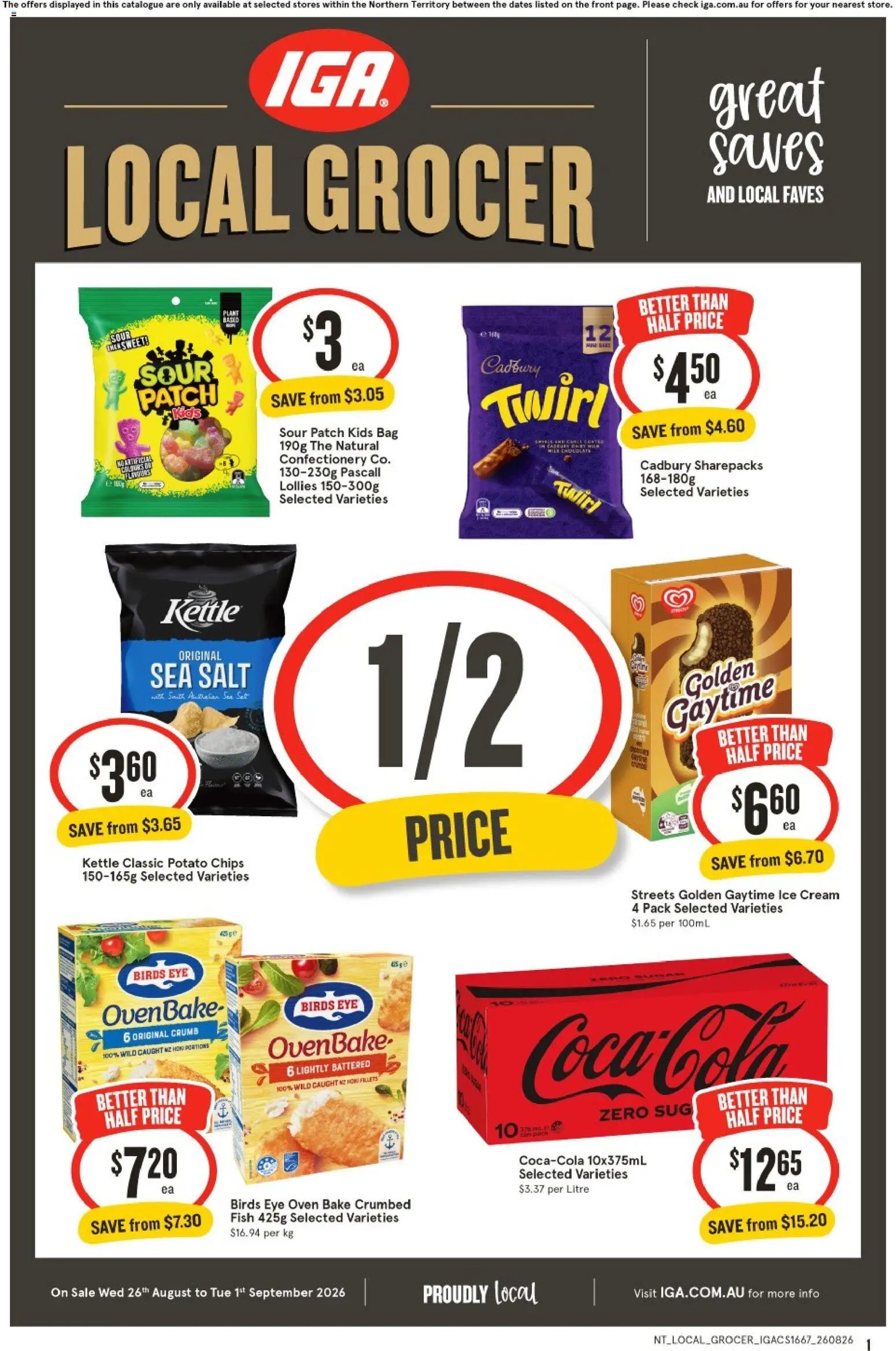 IGA catalogue from 26/08/2026 IGA Local Grocer Berry Springs