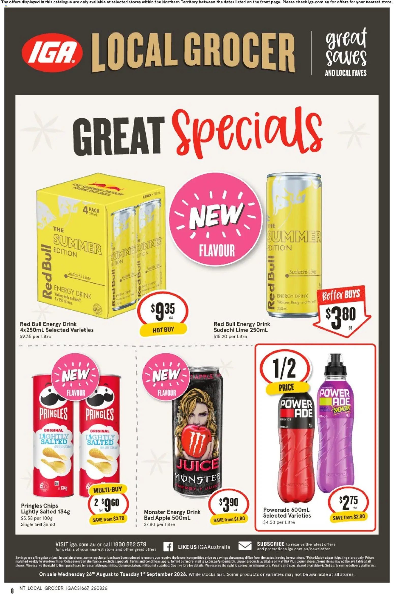 IGA catalogue from 26/08/2026 IGA Local Grocer Berry Springs