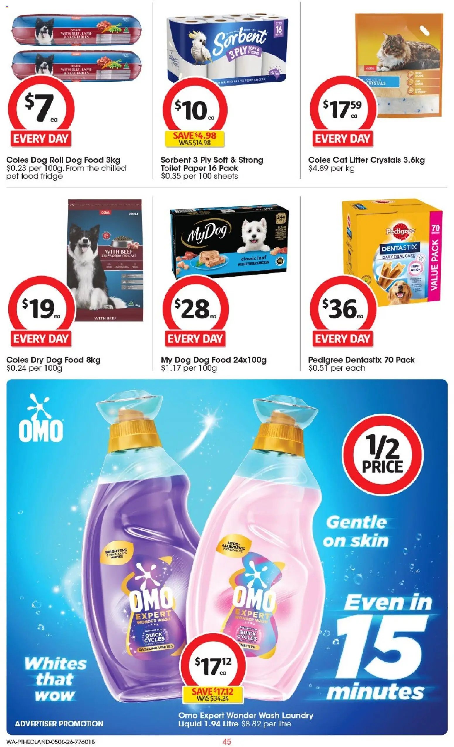 Coles catalogue from 05/08/2026 Coles catalogue PT Hedland