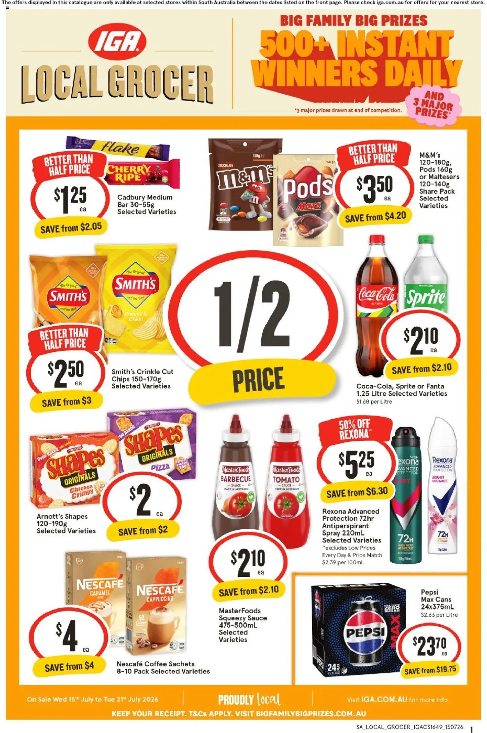 IGA catalogue from 15/07/2026 IGA Local Grocer SA