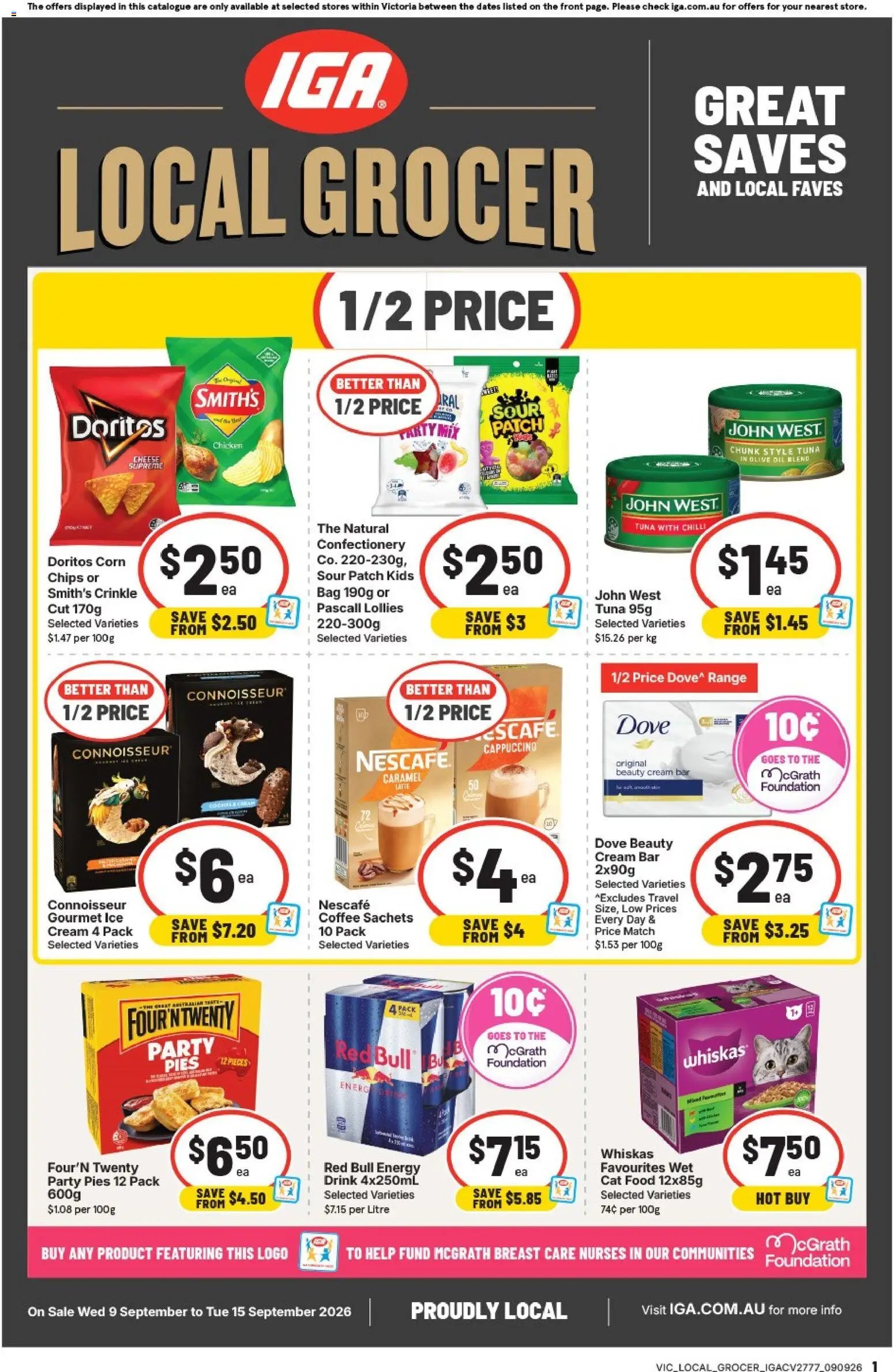 IGA catalogue from 09/09/2026 IGA catalogue Abbotsford