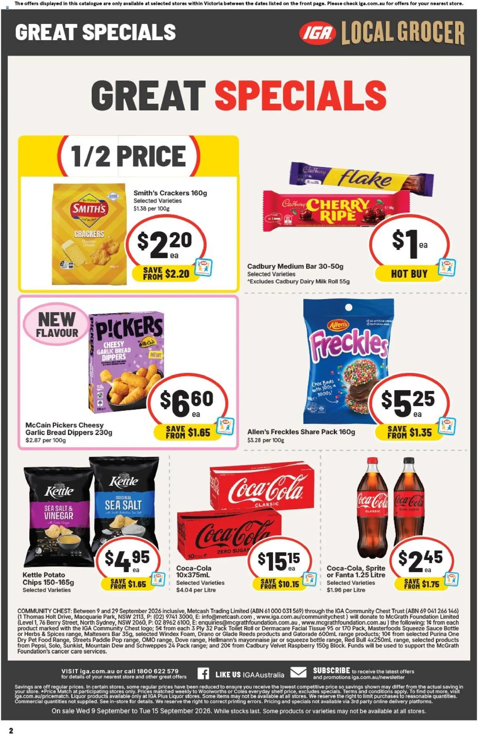IGA catalogue from 09/09/2026 IGA catalogue Abbotsford