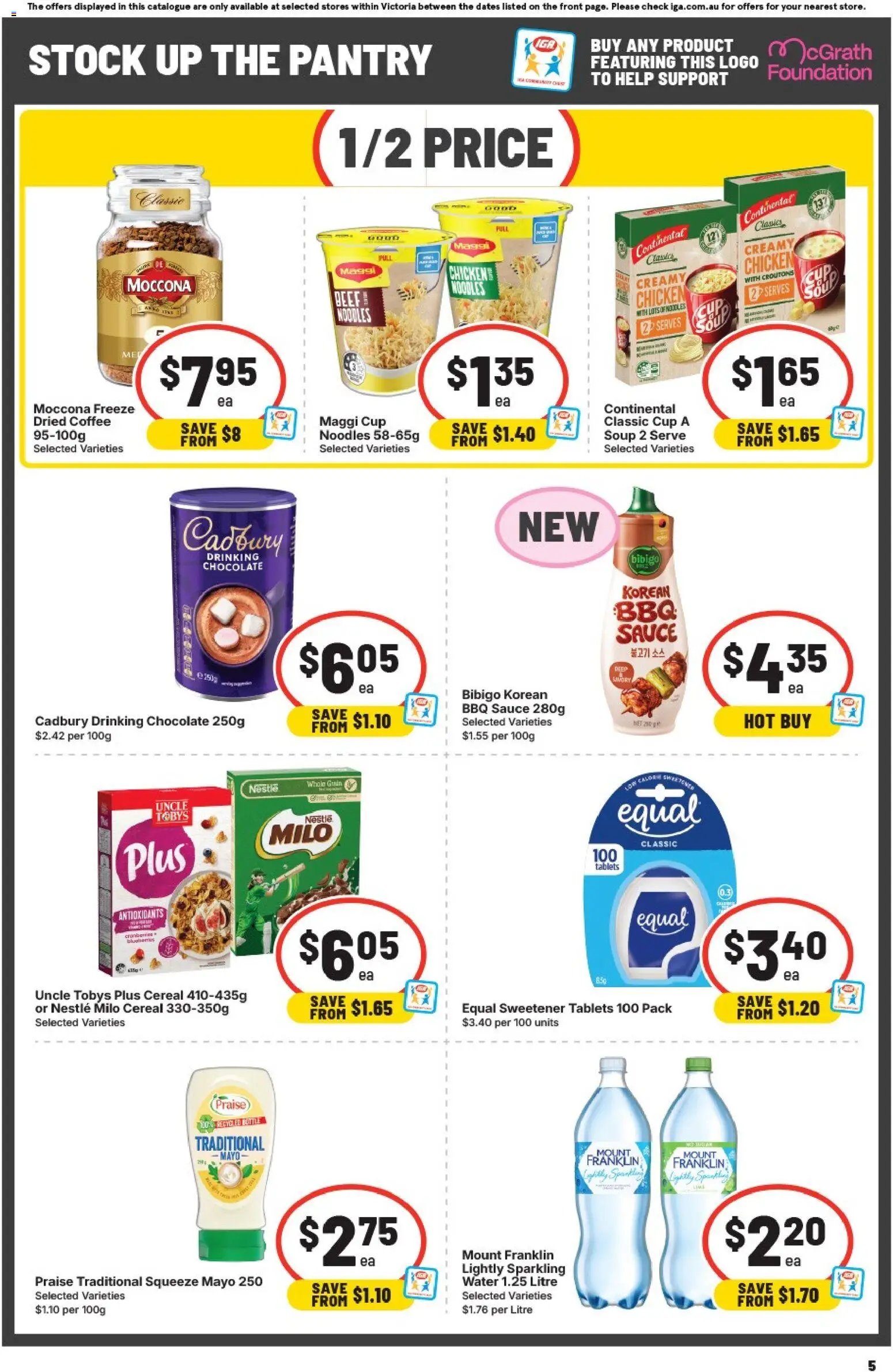 IGA catalogue from 09/09/2026 IGA catalogue Abbotsford