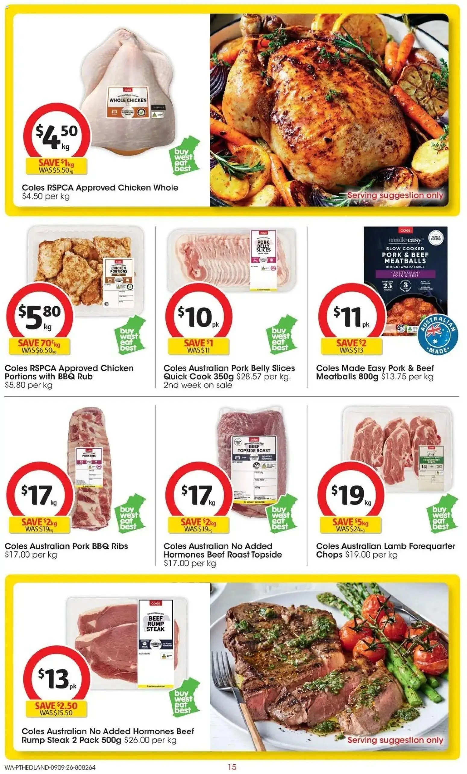 Coles catalogue from 09/09/2026 Coles catalogue PT Hedland