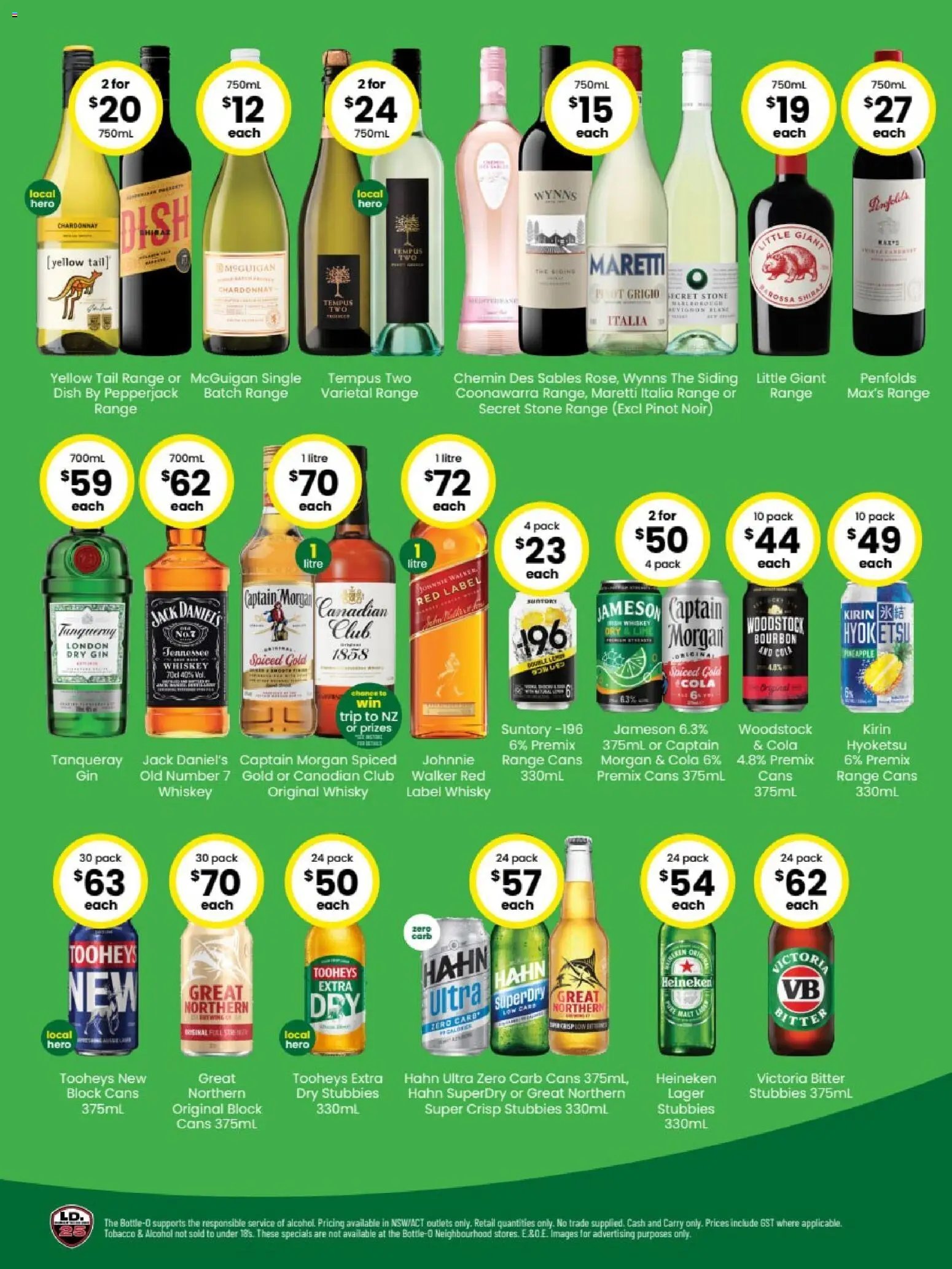The Bottle-O catalogue from 20/07/2026 The Bottle-O catalogue ABBOTSBURY
