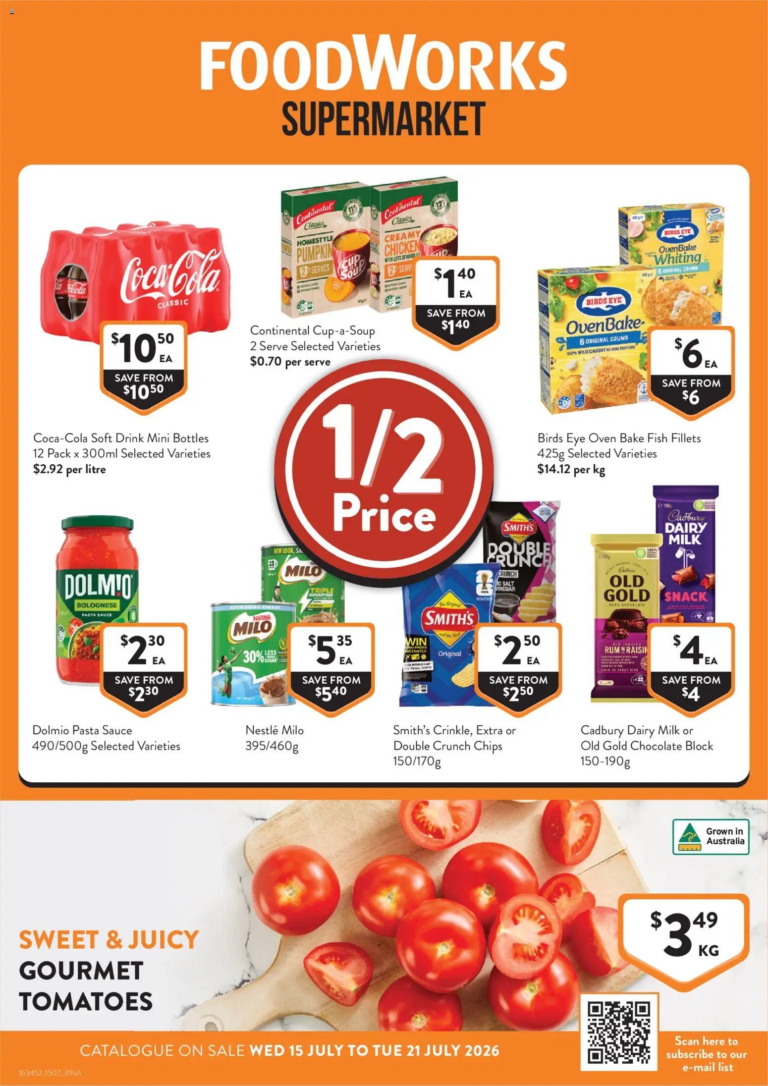 Foodworks catalogue from 15/07/2026 Foodworks catalogue