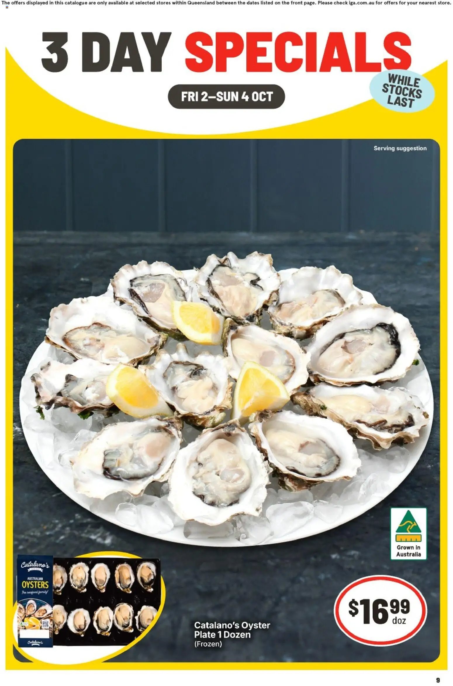 IGA catalogue from 02/10/2026 IGA catalogue 3 Day Specials Ascot