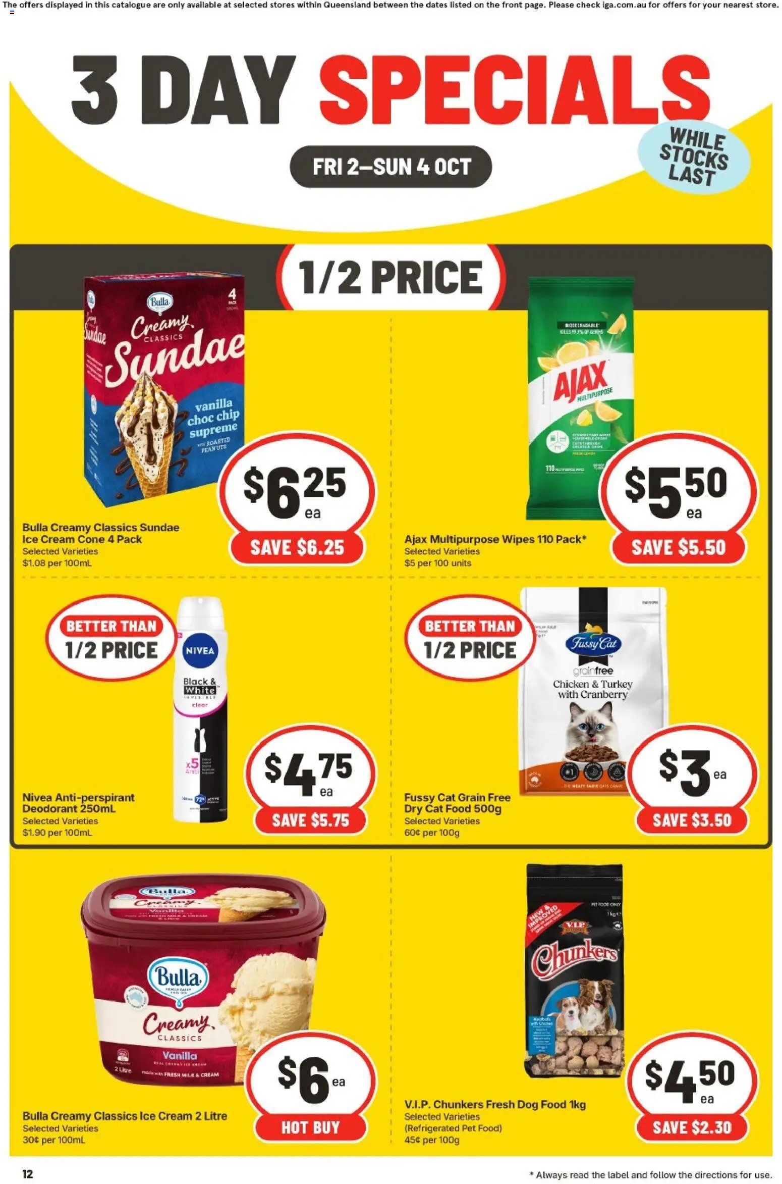 IGA catalogue from 02/10/2026 IGA catalogue 3 Day Specials Ascot