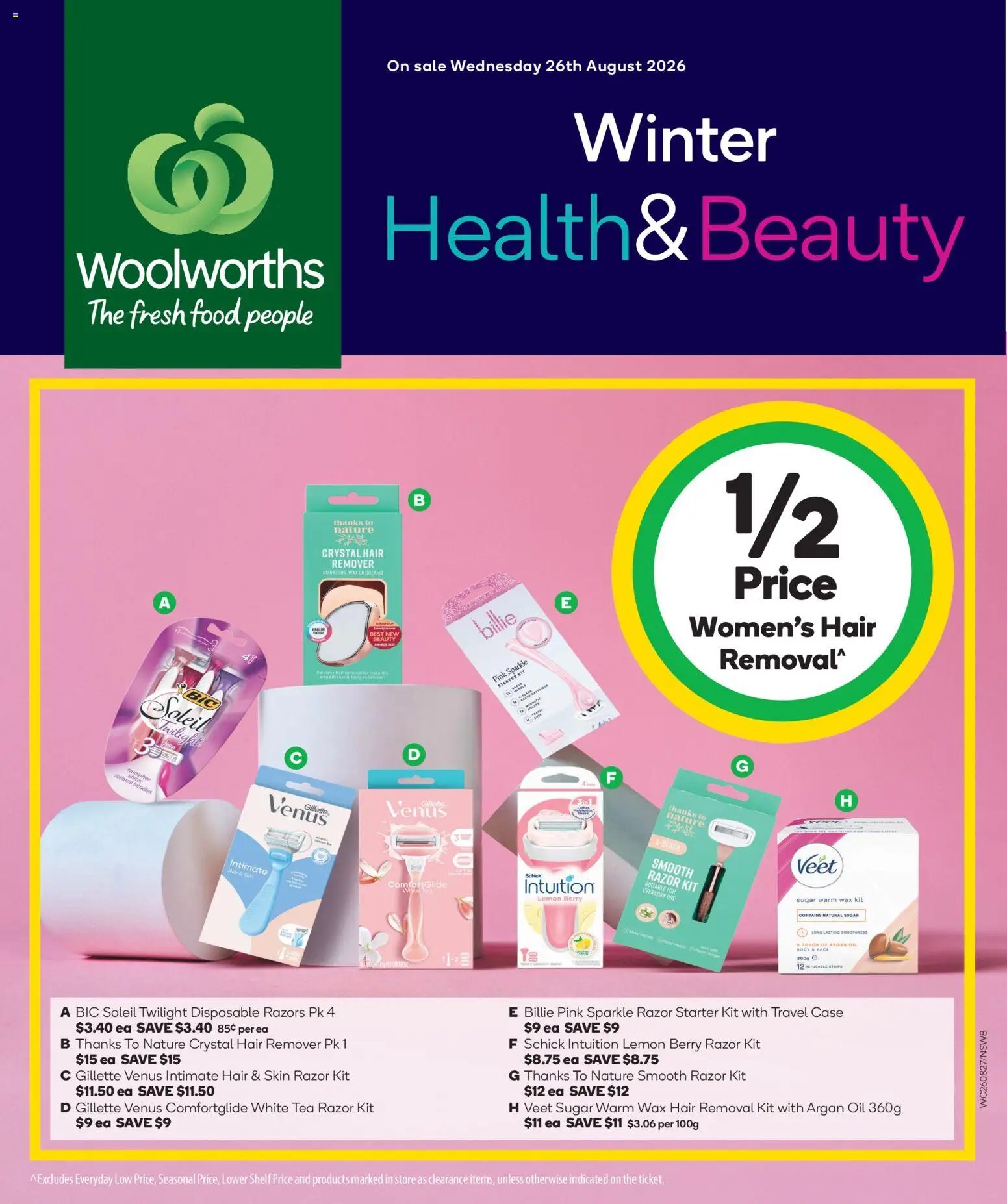 Woolworths catalogue from 26/08/2026 Woolworths Winter Health & Beauty Catalogue
