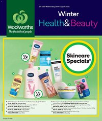 Woolworths catalogue from 26/08/2026 Woolworths Winter Health & Beauty Catalogue
