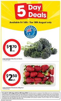 Coles catalogue from 14/08/2026 IGA 5 Day Deals NSW