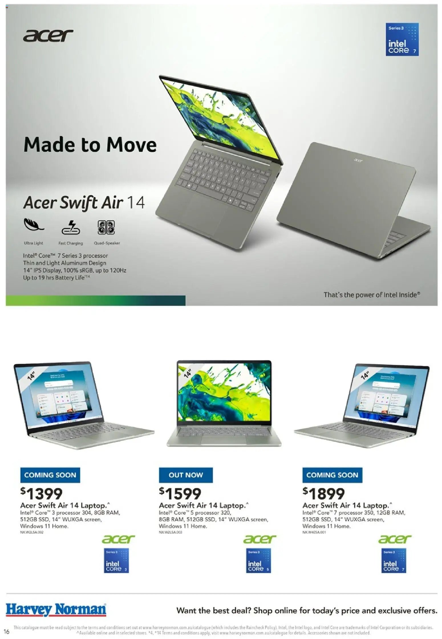 Harvey Norman catalogue from 18/08/2026 Harvey Norman Computers Level up your Gear