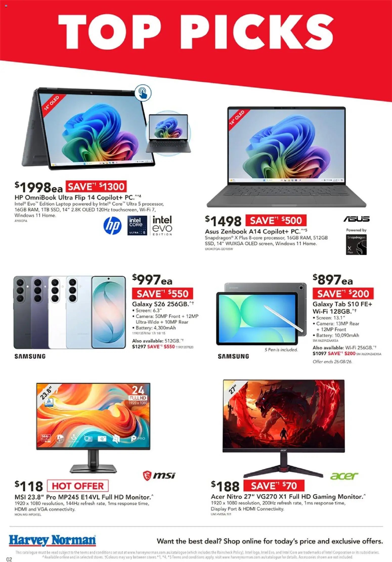 Harvey Norman catalogue from 18/08/2026 Harvey Norman Computers Level up your Gear