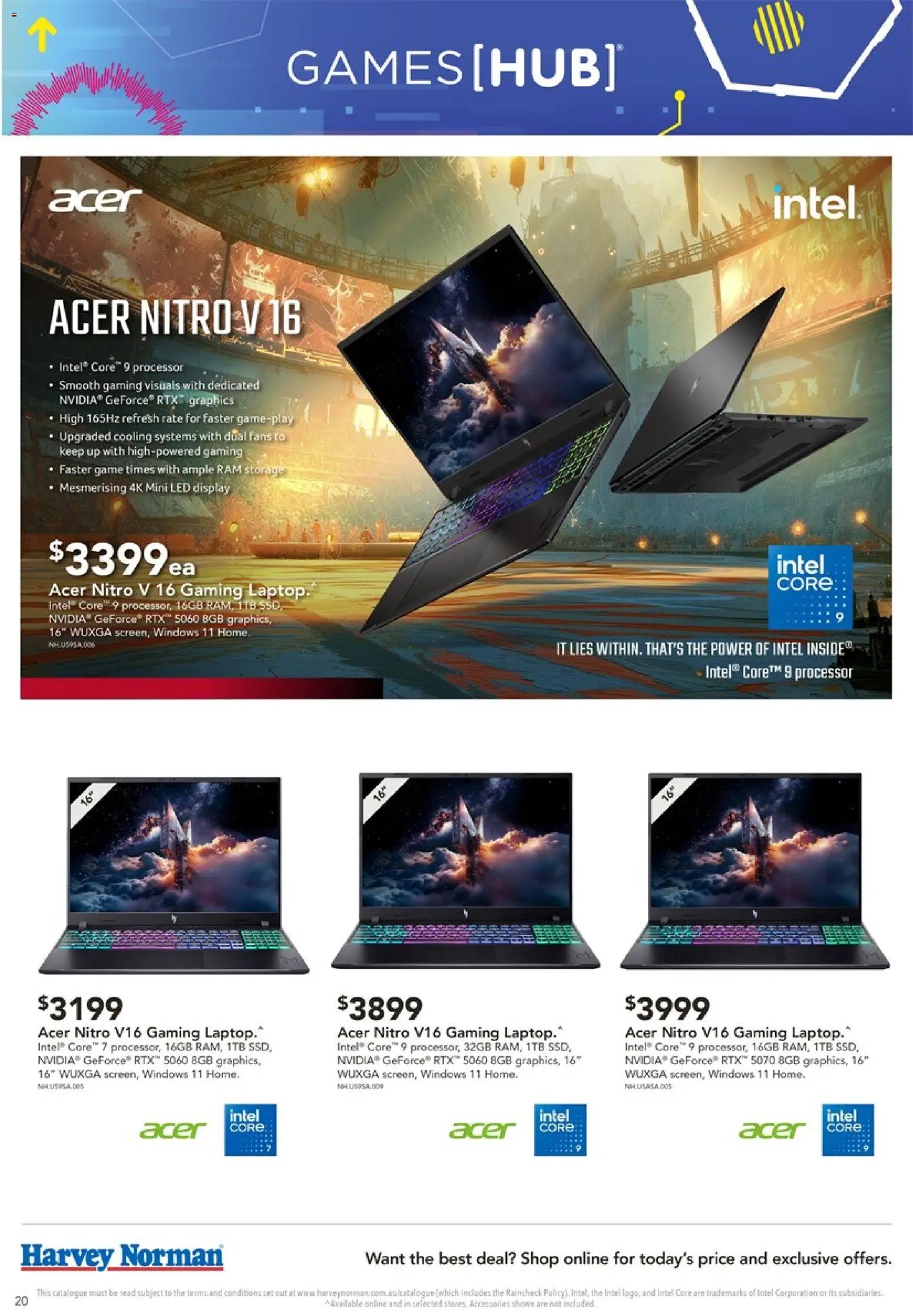 Harvey Norman catalogue from 18/08/2026 Harvey Norman Computers Level up your Gear