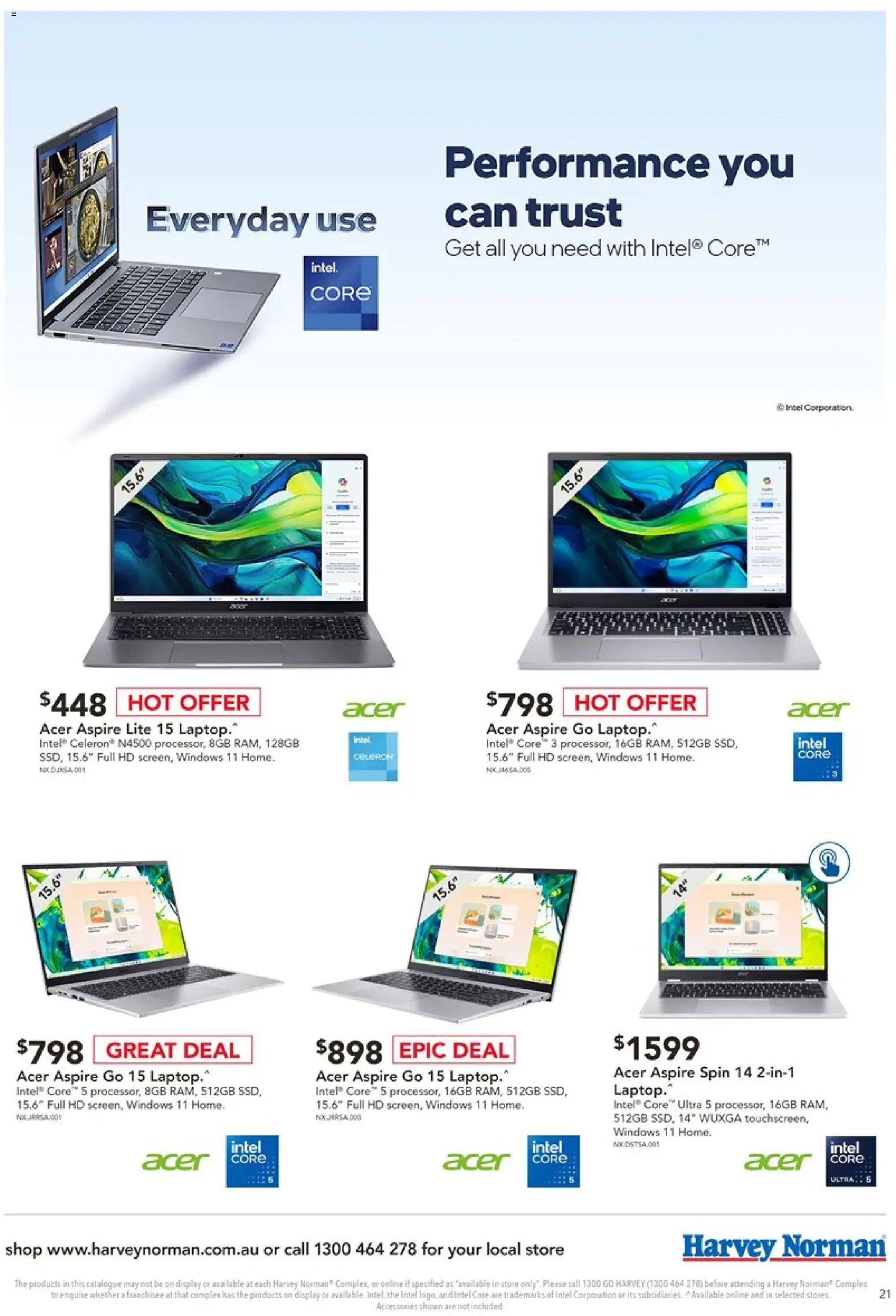 Harvey Norman catalogue from 18/08/2026 Harvey Norman Computers Level up your Gear