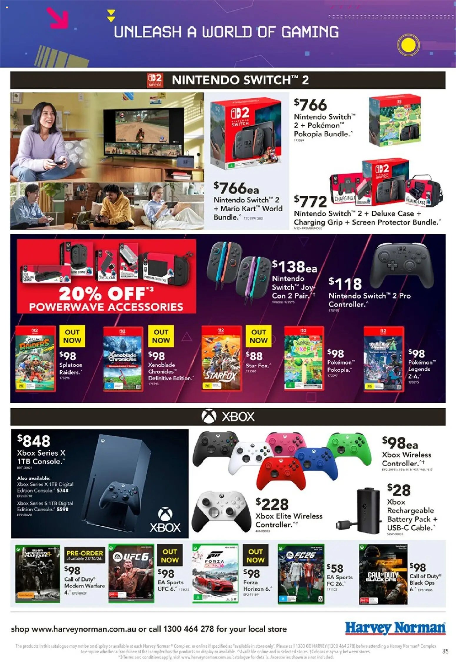 Harvey Norman catalogue from 18/08/2026 Harvey Norman Computers Level up your Gear