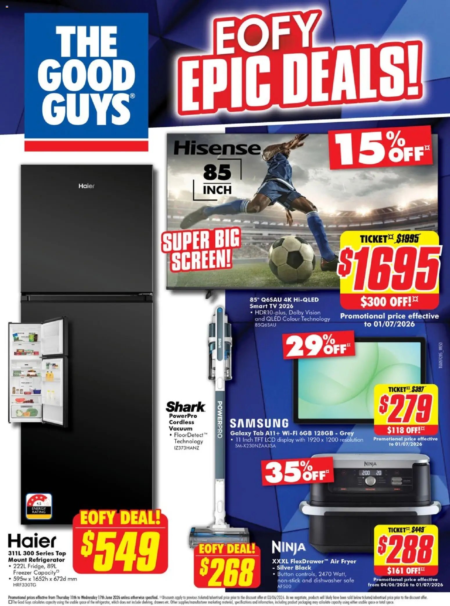 The Good Guys catalogue from 10/06/2026 The Good Guys Eofy epic deals