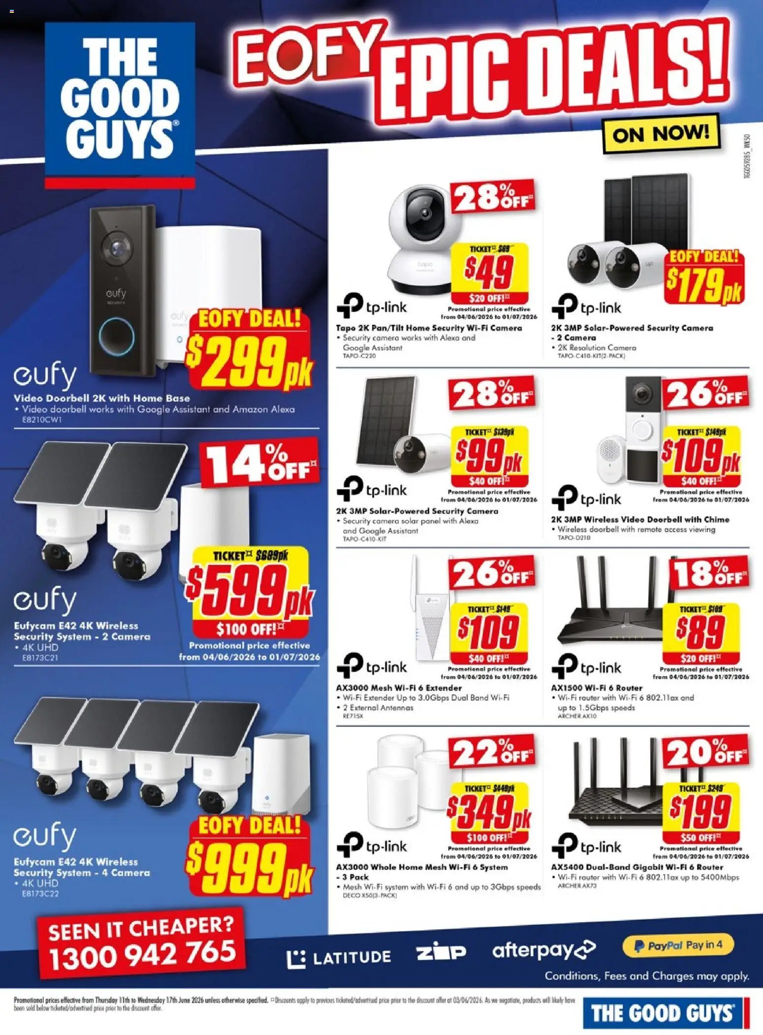 The Good Guys catalogue from 10/06/2026 The Good Guys Eofy epic deals