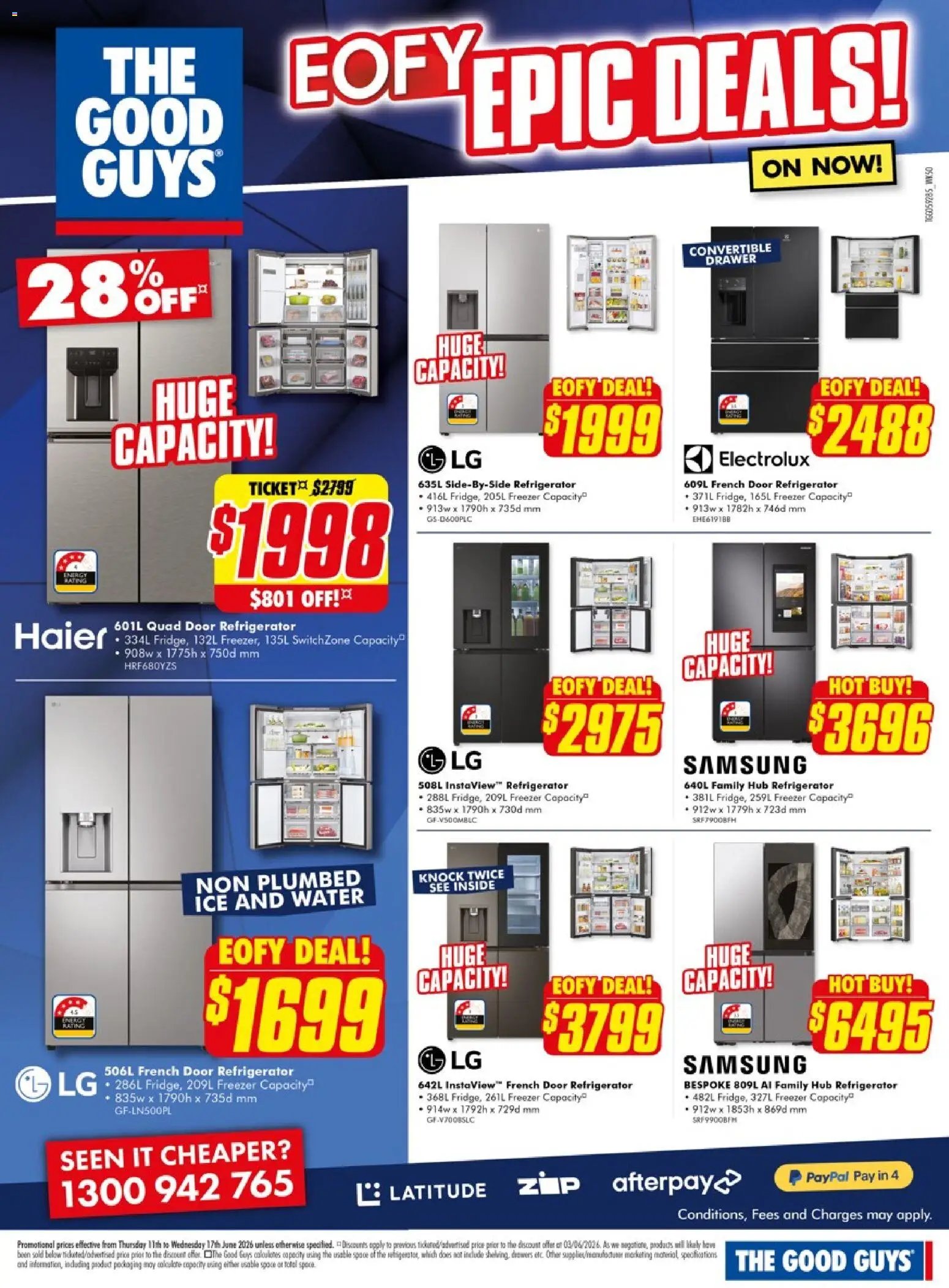 The Good Guys catalogue from 10/06/2026 The Good Guys Eofy epic deals