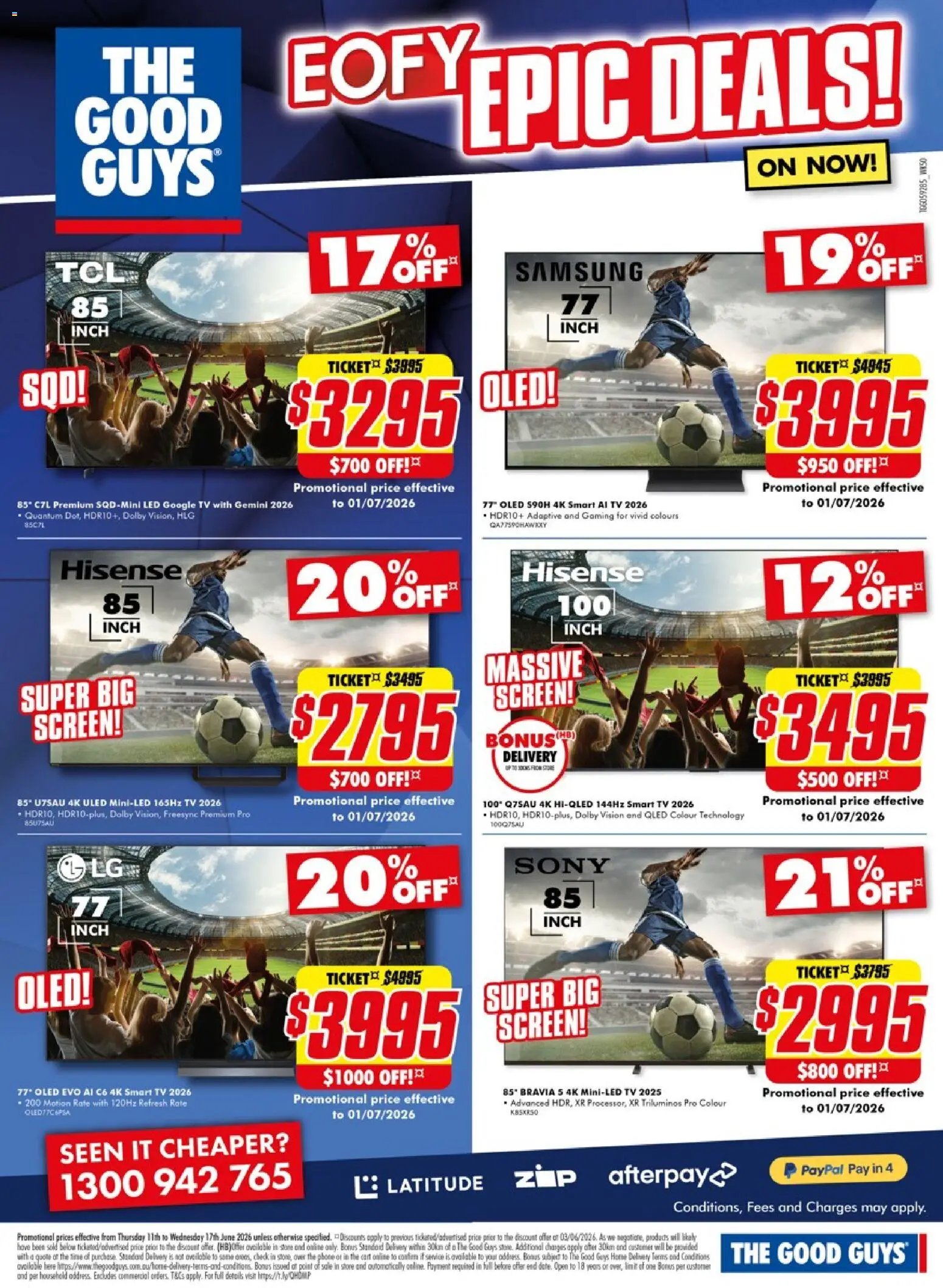 The Good Guys catalogue from 10/06/2026 The Good Guys Eofy epic deals