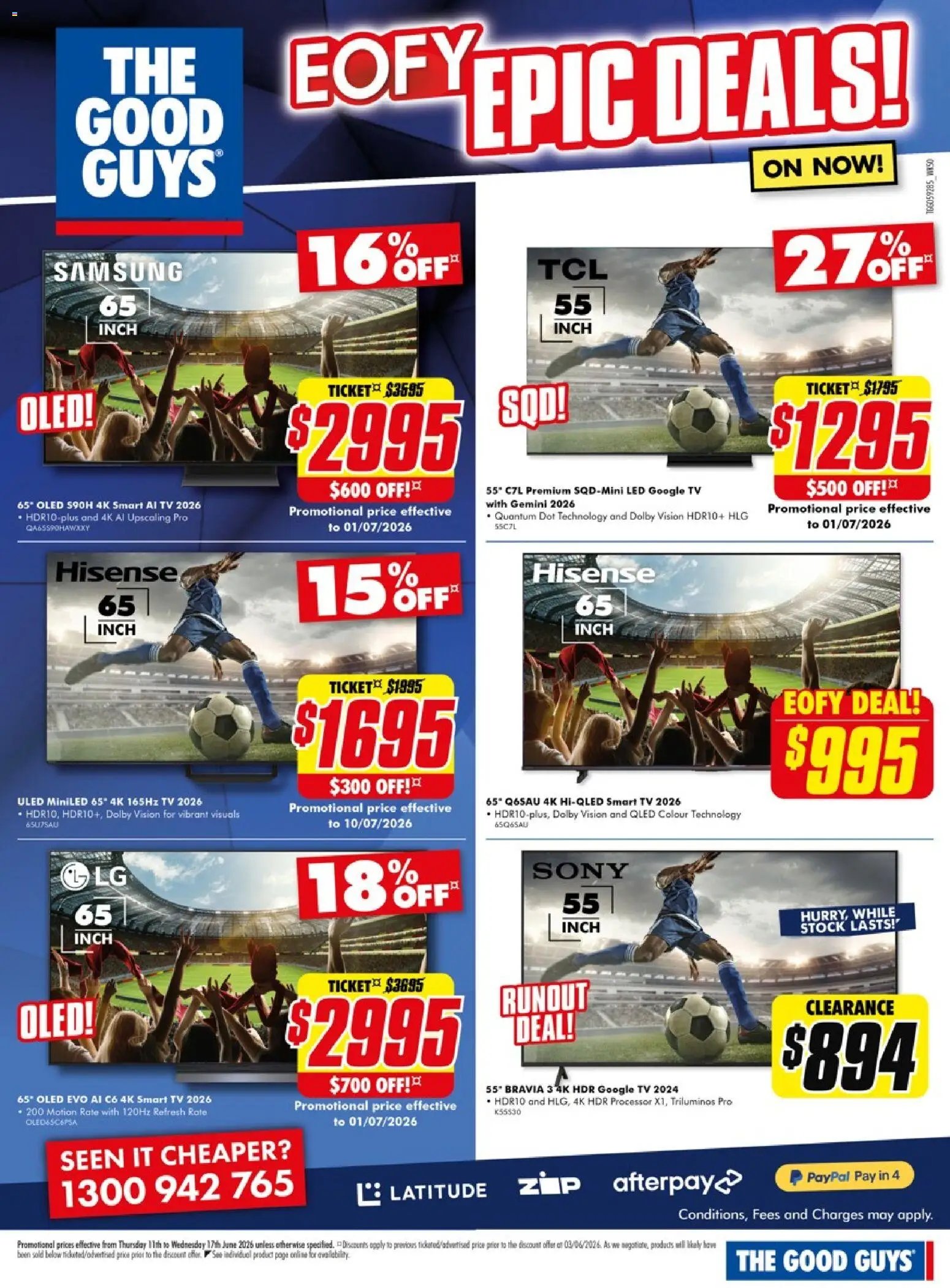 The Good Guys catalogue from 10/06/2026 The Good Guys Eofy epic deals
