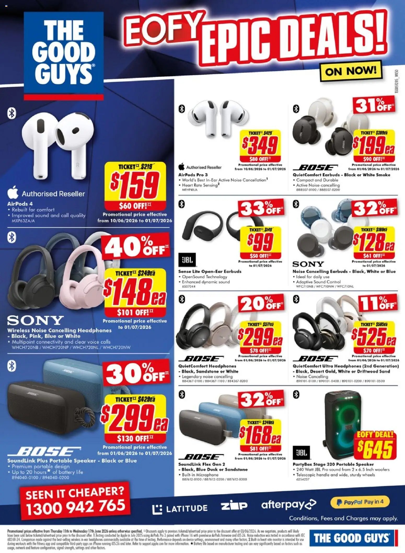 The Good Guys catalogue from 10/06/2026 The Good Guys Eofy epic deals
